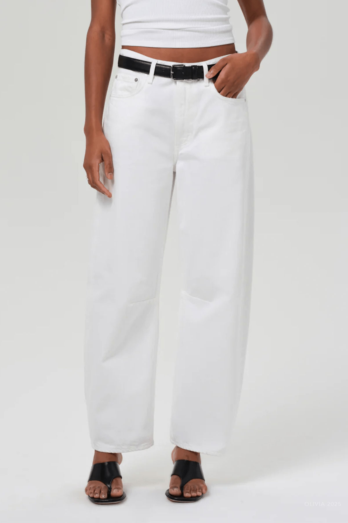 Miro Relaxed Jean in Soft White - shop - olivia.com