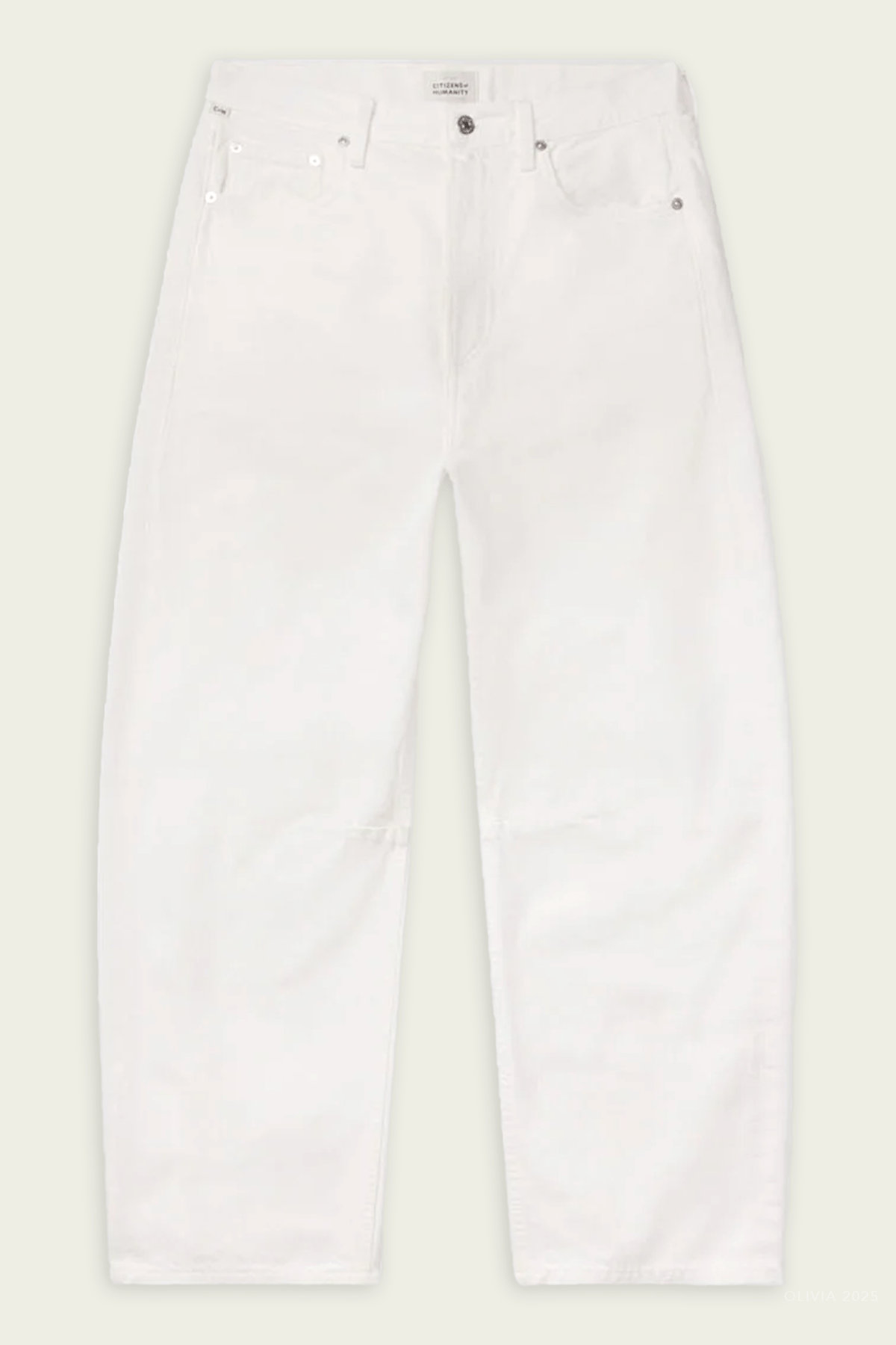 Miro Relaxed Jean in Soft White - shop - olivia.com