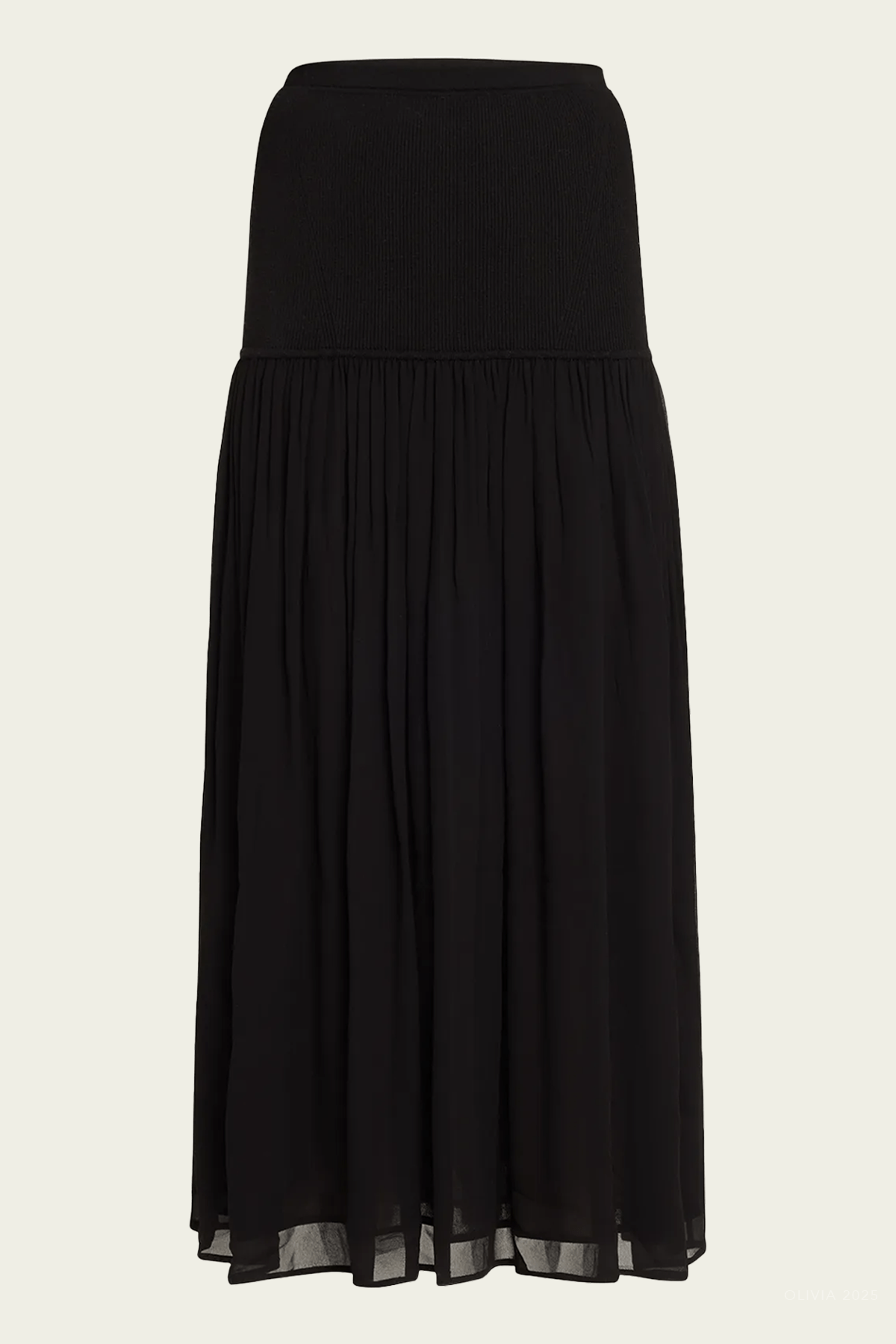Miya Skirt in Noir - shop - olivia.com