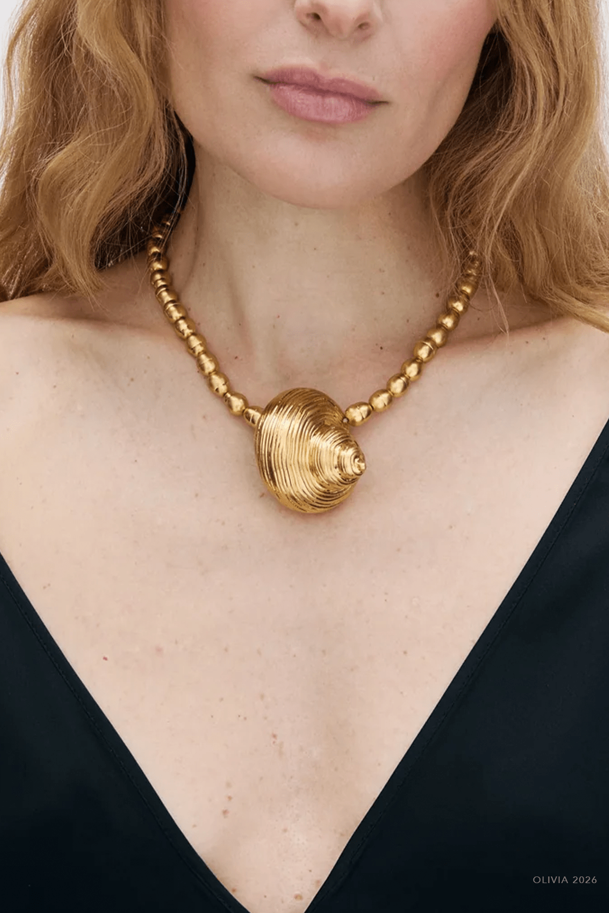 Mykonos Necklace in Gold - shop - olivia.com