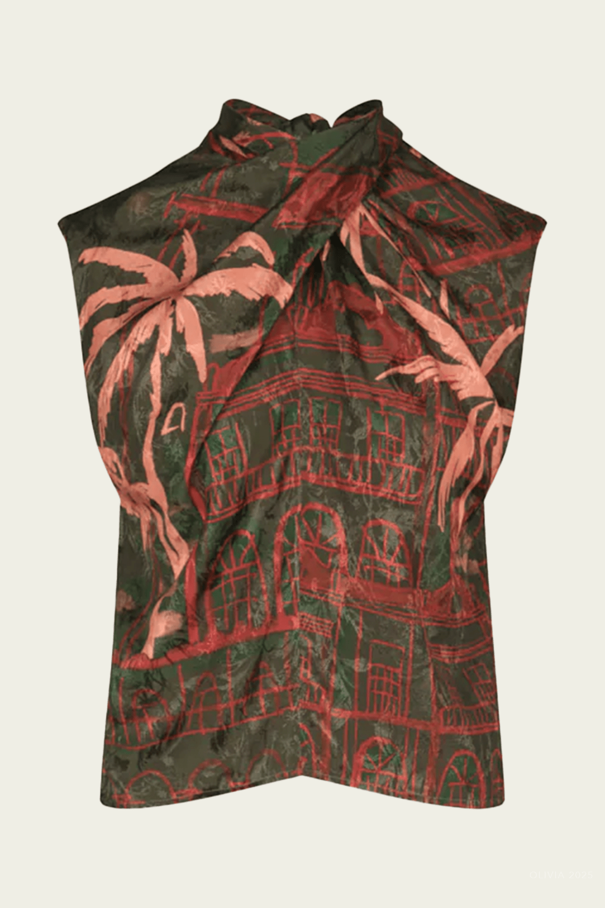 Mystic Shore Top in Green - shop - olivia.com