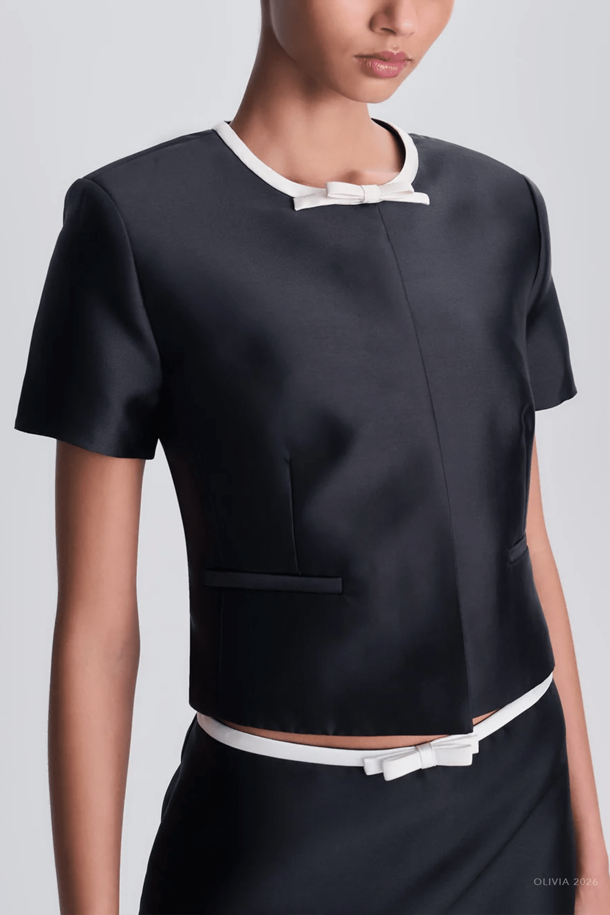 Naelle Top in Black Frost Multi - shop-olivia.com