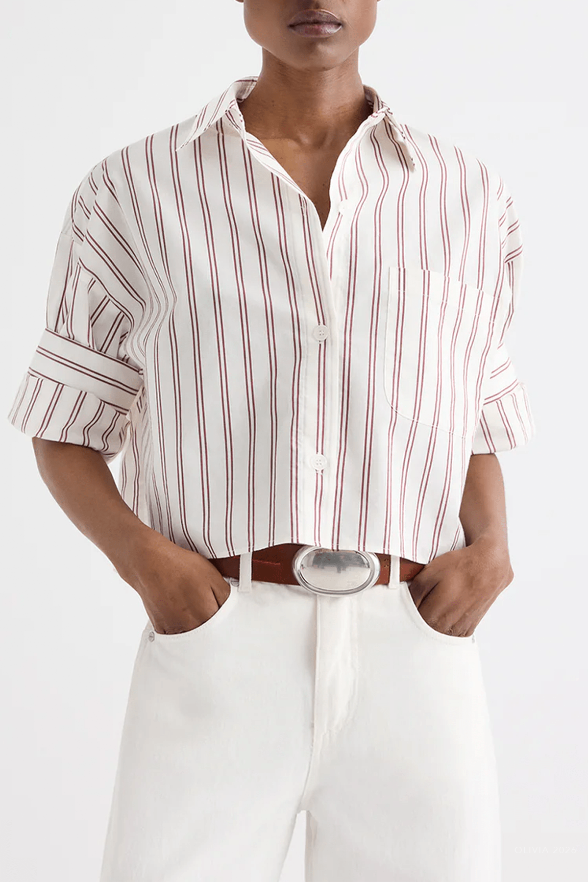 Next Ex Shirt in White Wine - shop-olivia.com