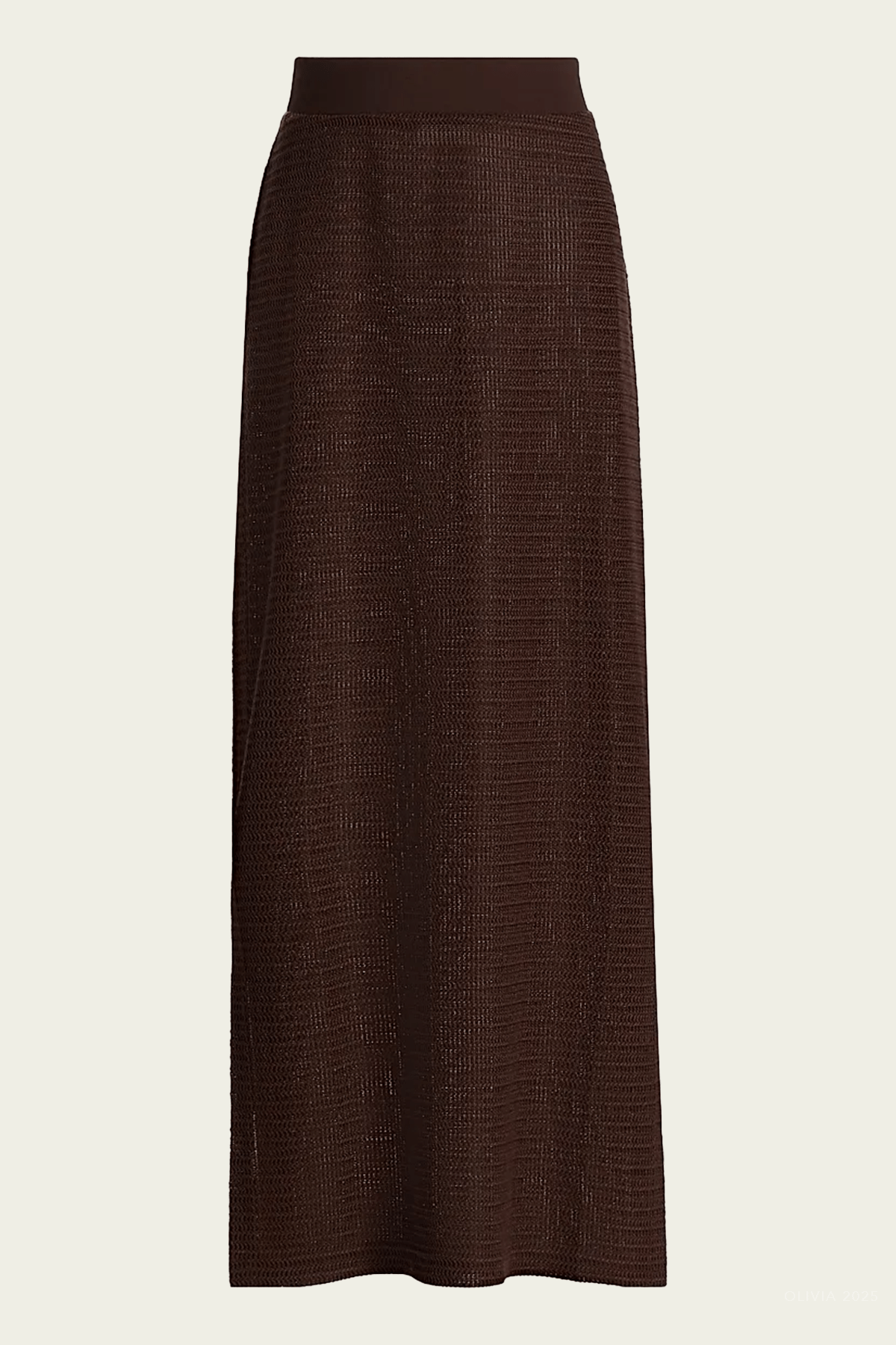 Nicky Midi Skirt in Chocolate - shop - olivia.com