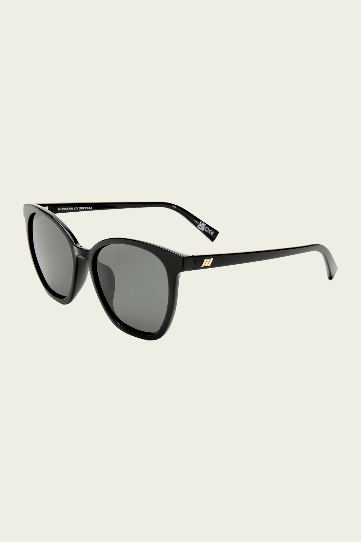 Nirvana Cat - Eye Sunglasses in Black - shop - olivia.com
