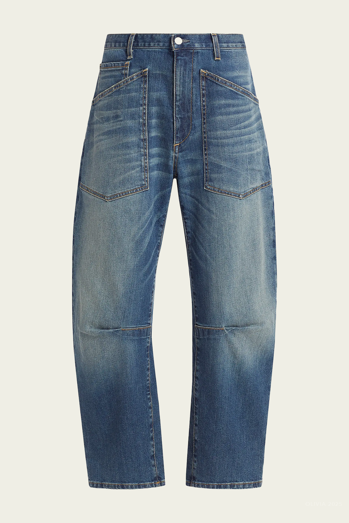 Shon Barrel Jeans in Classic Wash