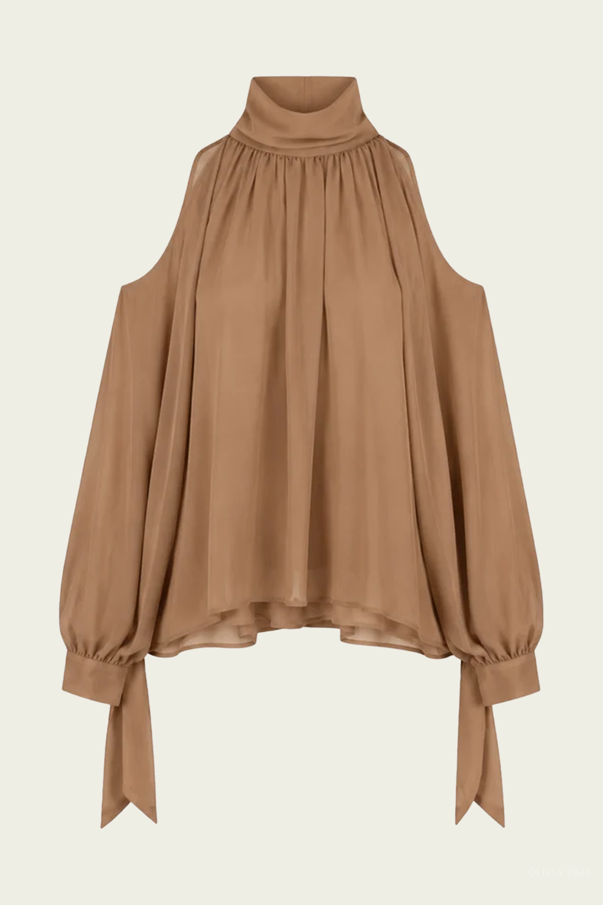 Juno Blouse in Camel