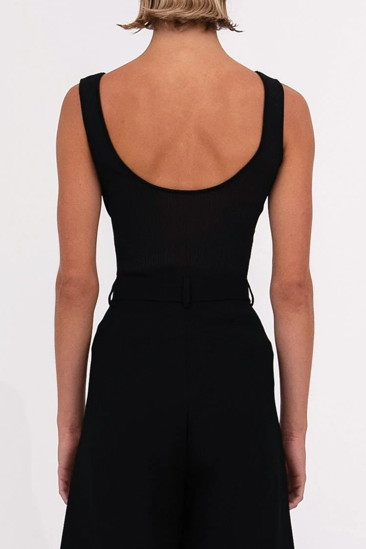 Carmen Tank Top in Black