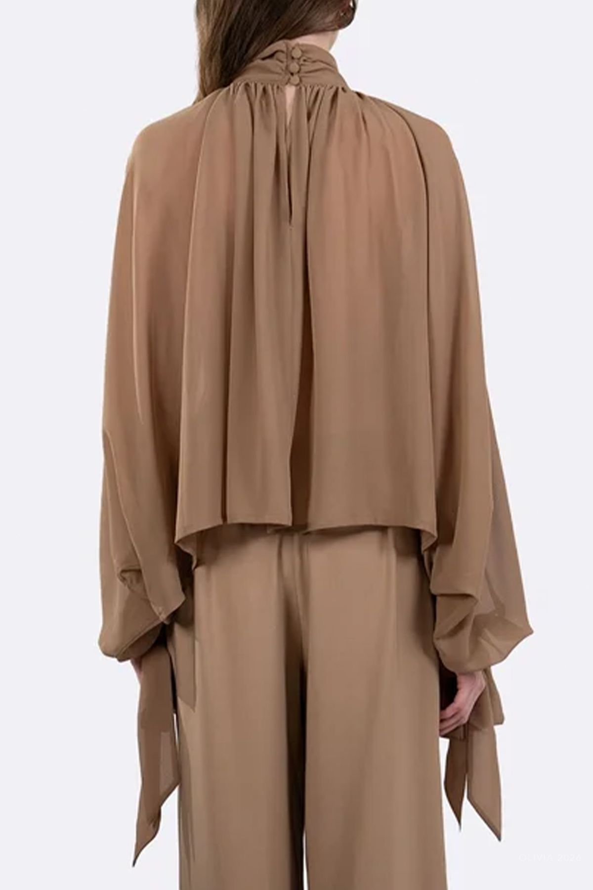 Juno Blouse in Camel