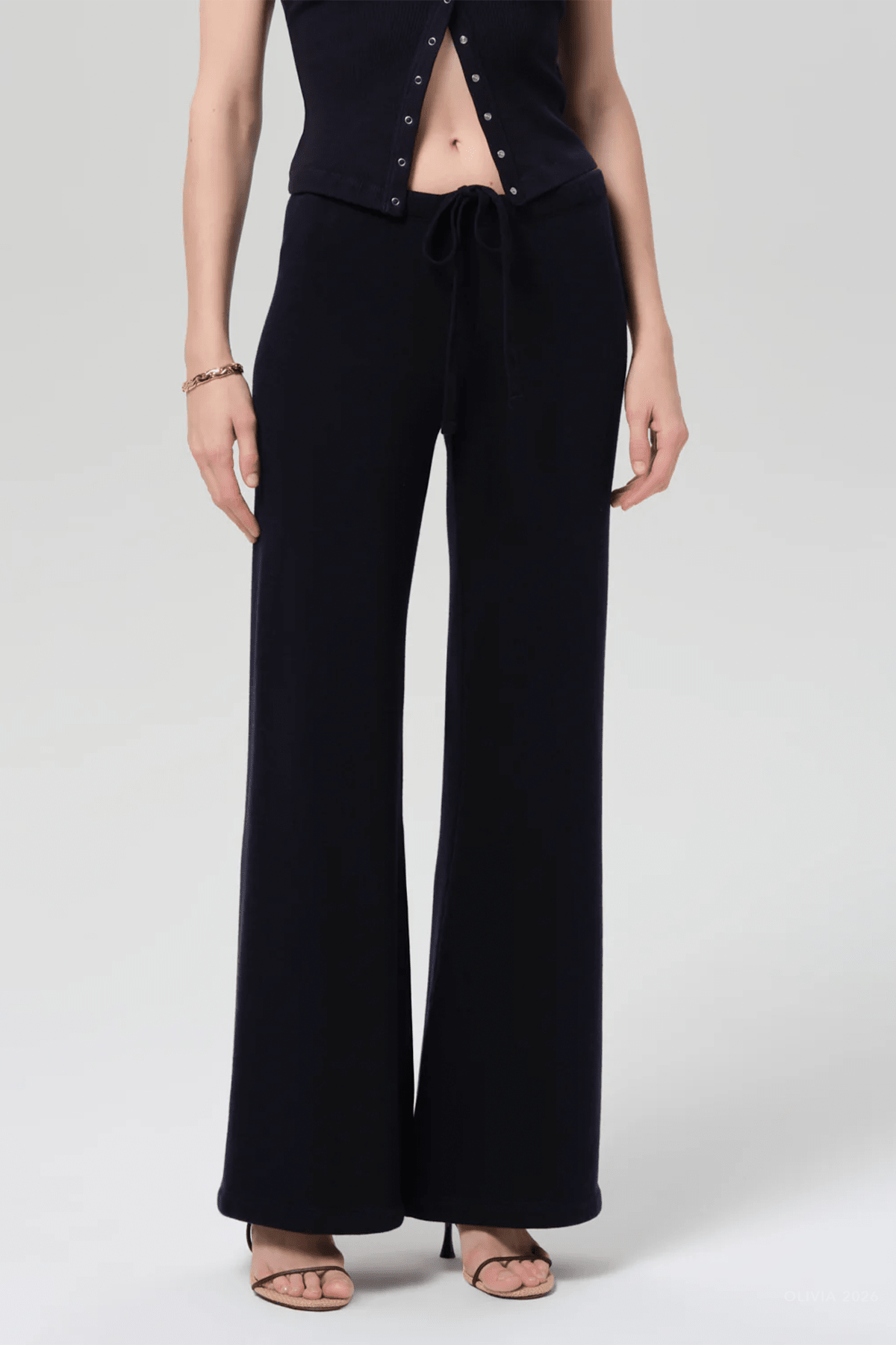 Nora Pull - On Pant in Navy - shop - olivia.com