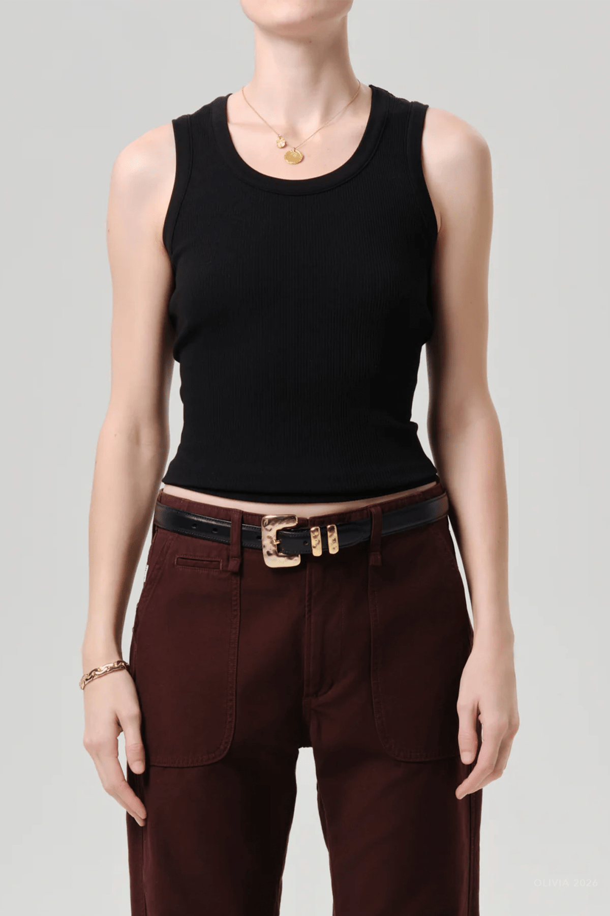 Nova Tank in Black - shop-olivia.com