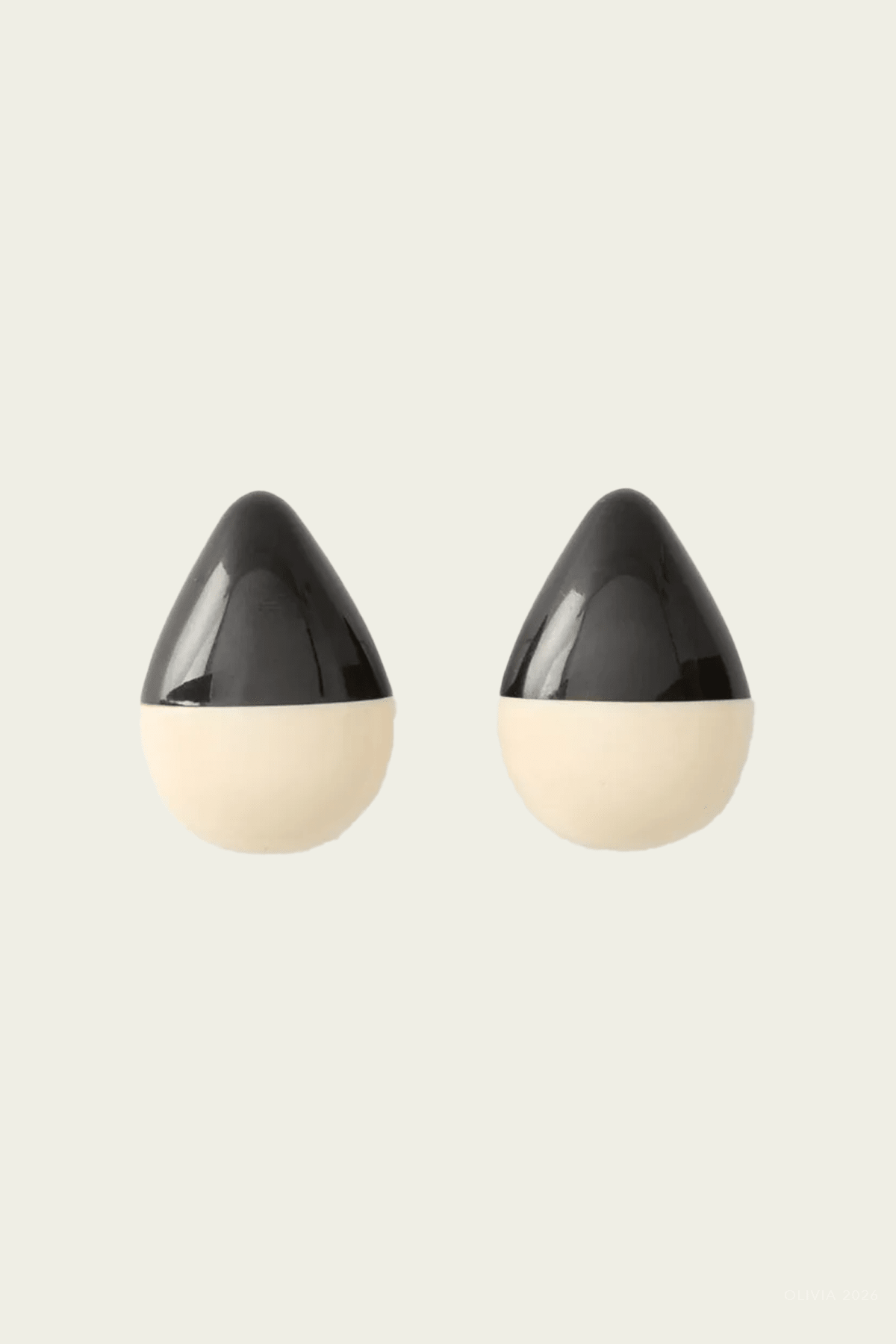Opus Earrings in Black White - shop - olivia.com