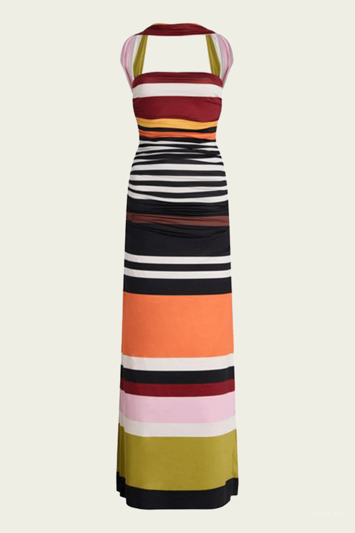 Ornella Dress in Agave Black - shop - olivia.com