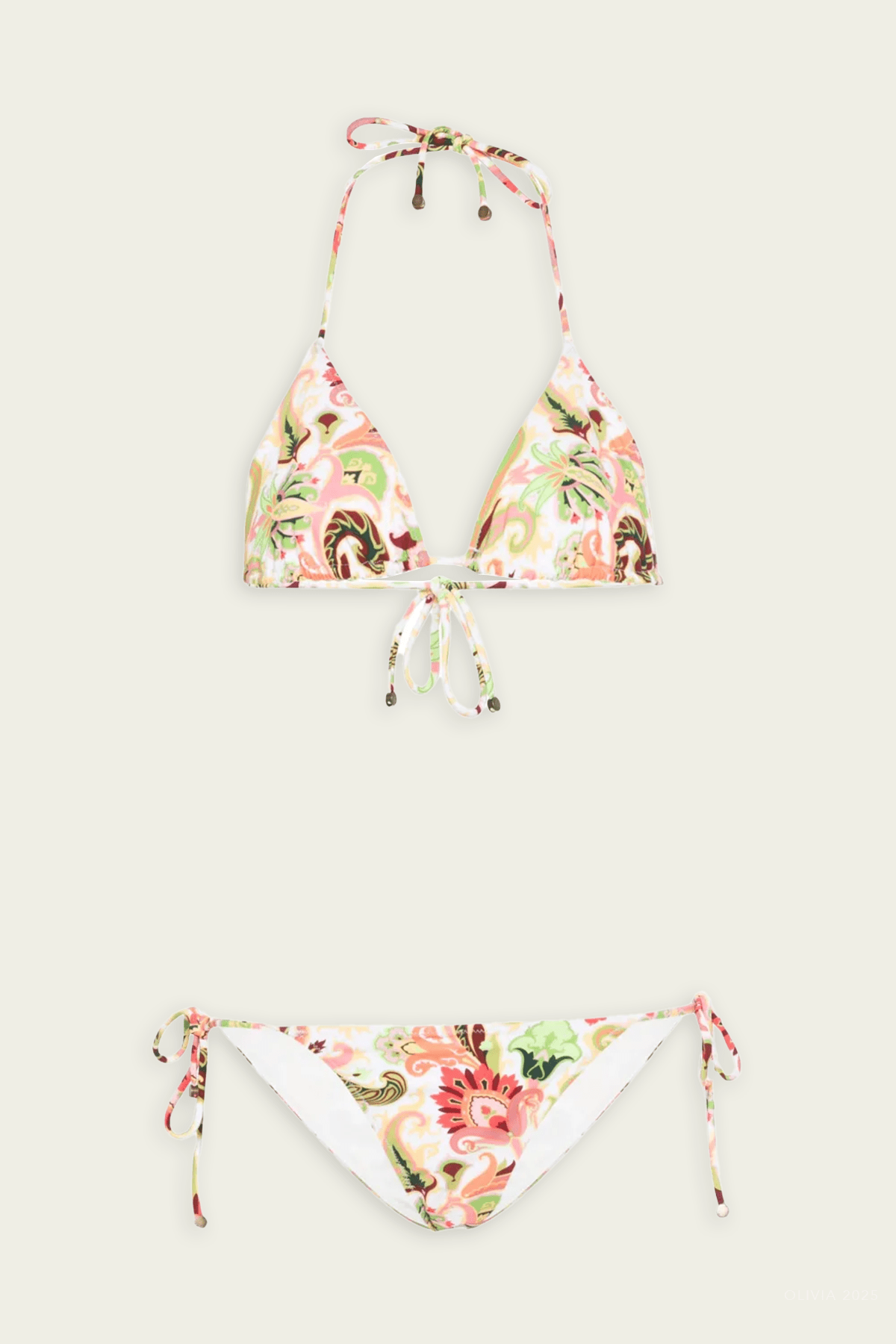 Paisley - Print Bikini Set in Multicolor - shop - olivia.com