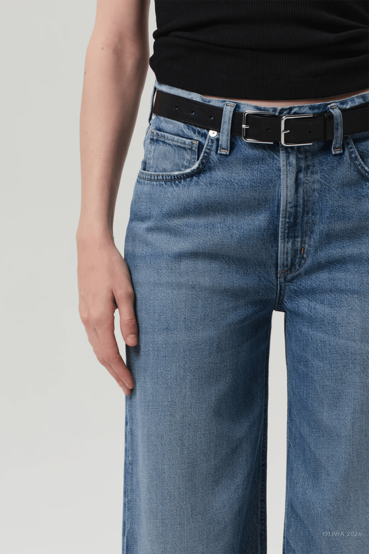 Paloma Baggy Jean in Jete - shop - olivia.com