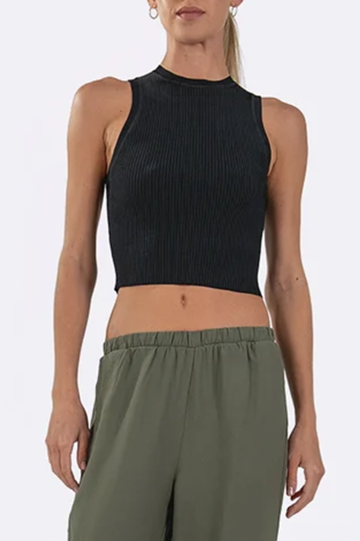 London Tank Top in Black