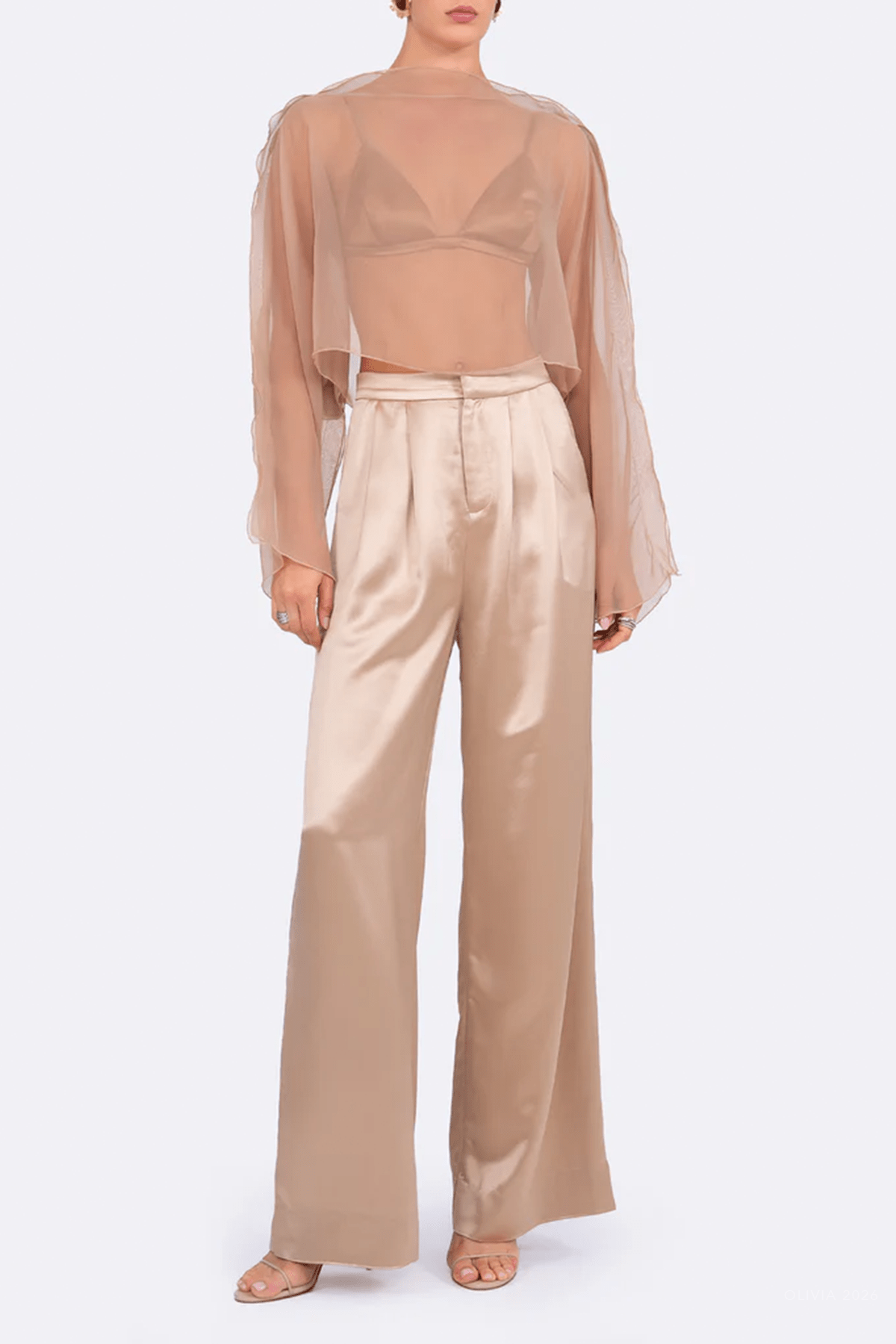 Paris Pant in Sand - shop-olivia.com