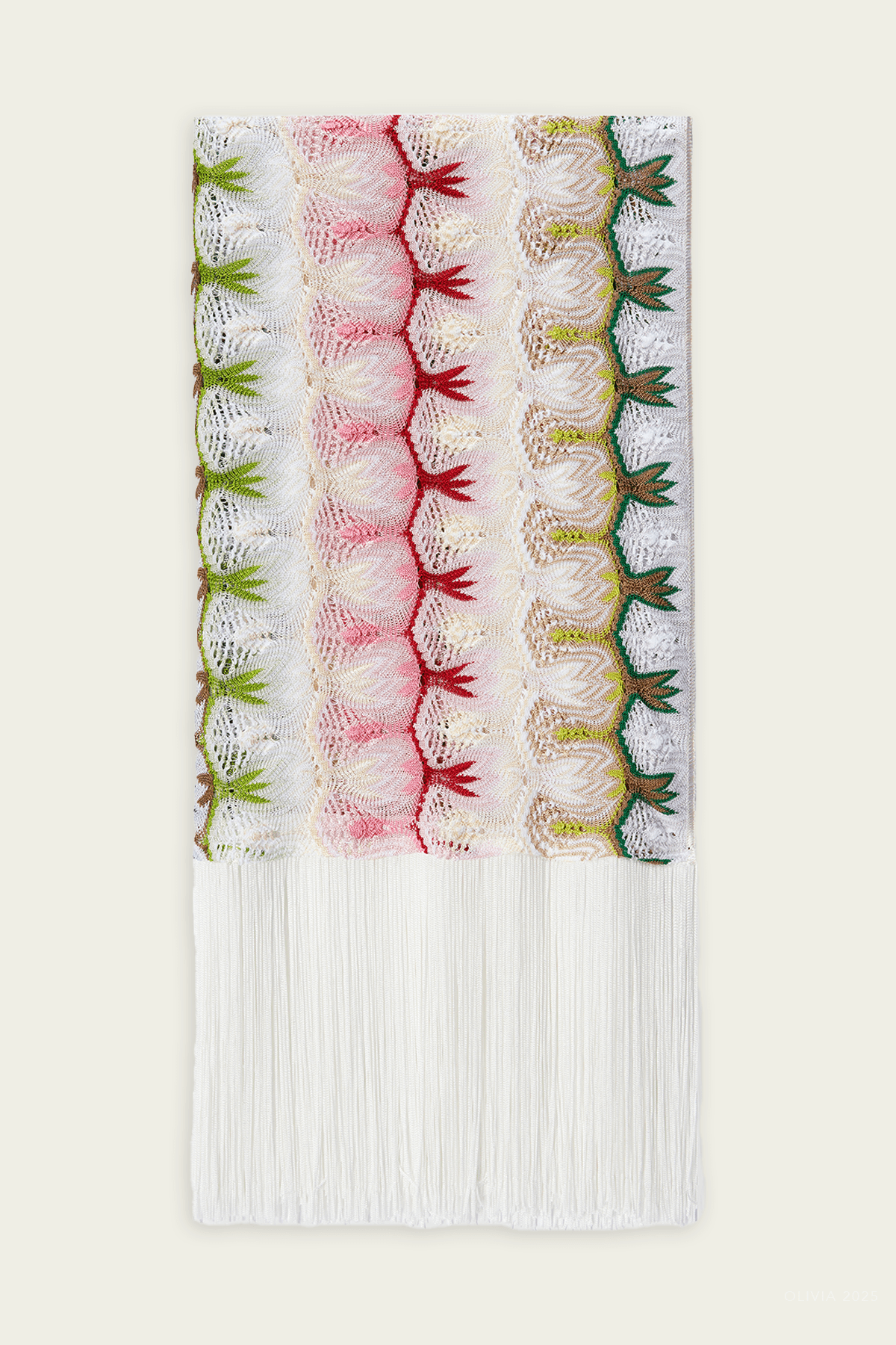 Pattern Viscose Blend Scarf in Multicolor - shop - olivia.com