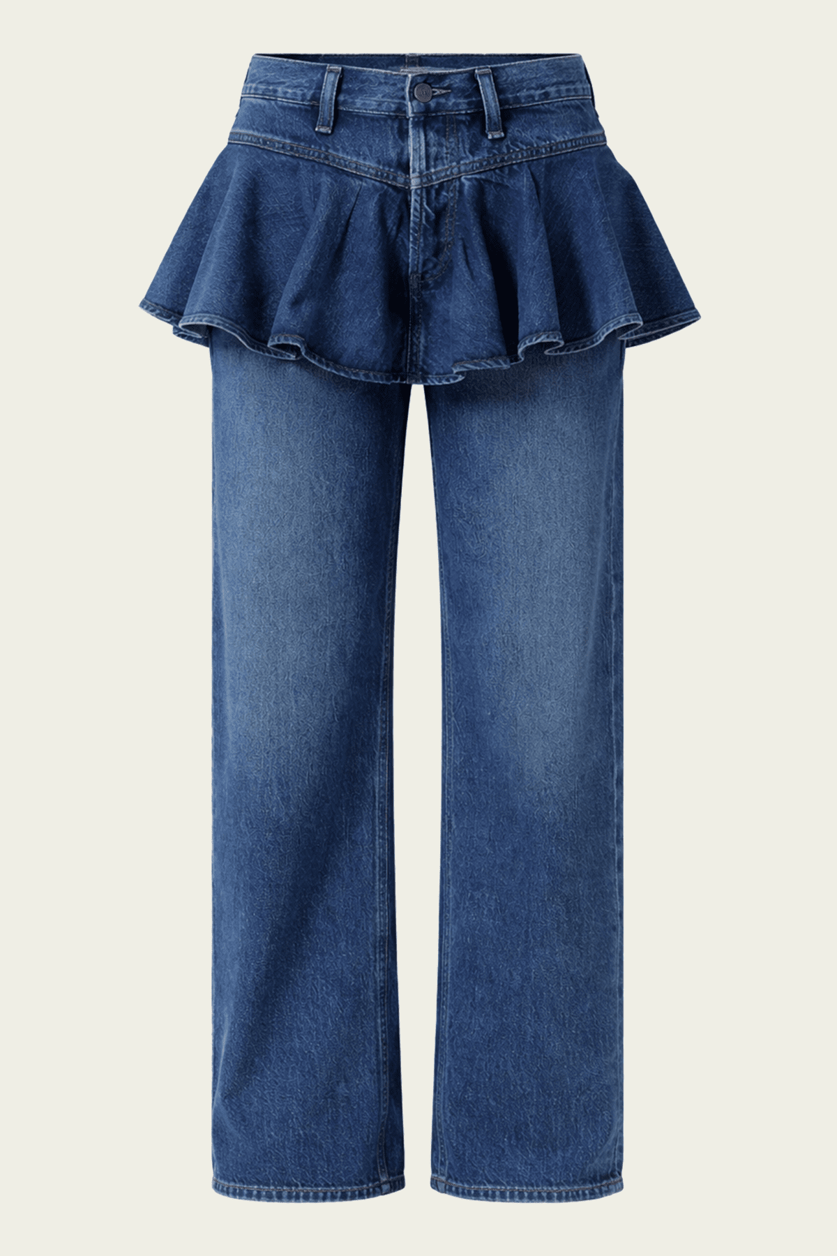 Peplum Jean in Peak - shop - olivia.com