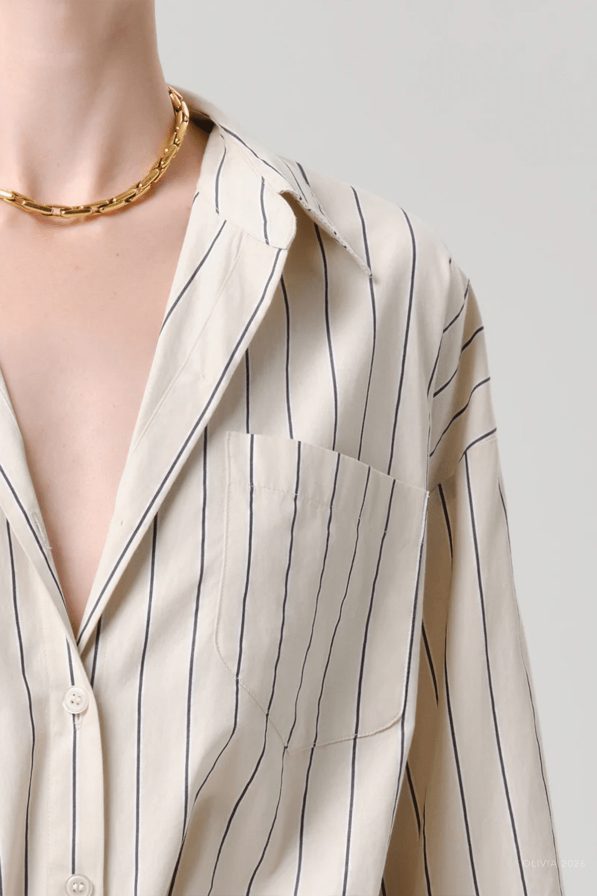 Petit Ami Shirt in Ramble Stripe - shop-olivia.com