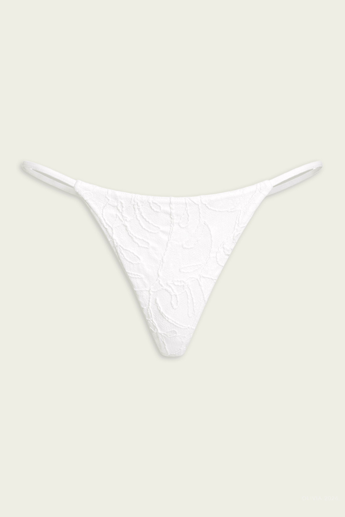 Peyton Bikini Bottom in Porcelain - shop - olivia.com