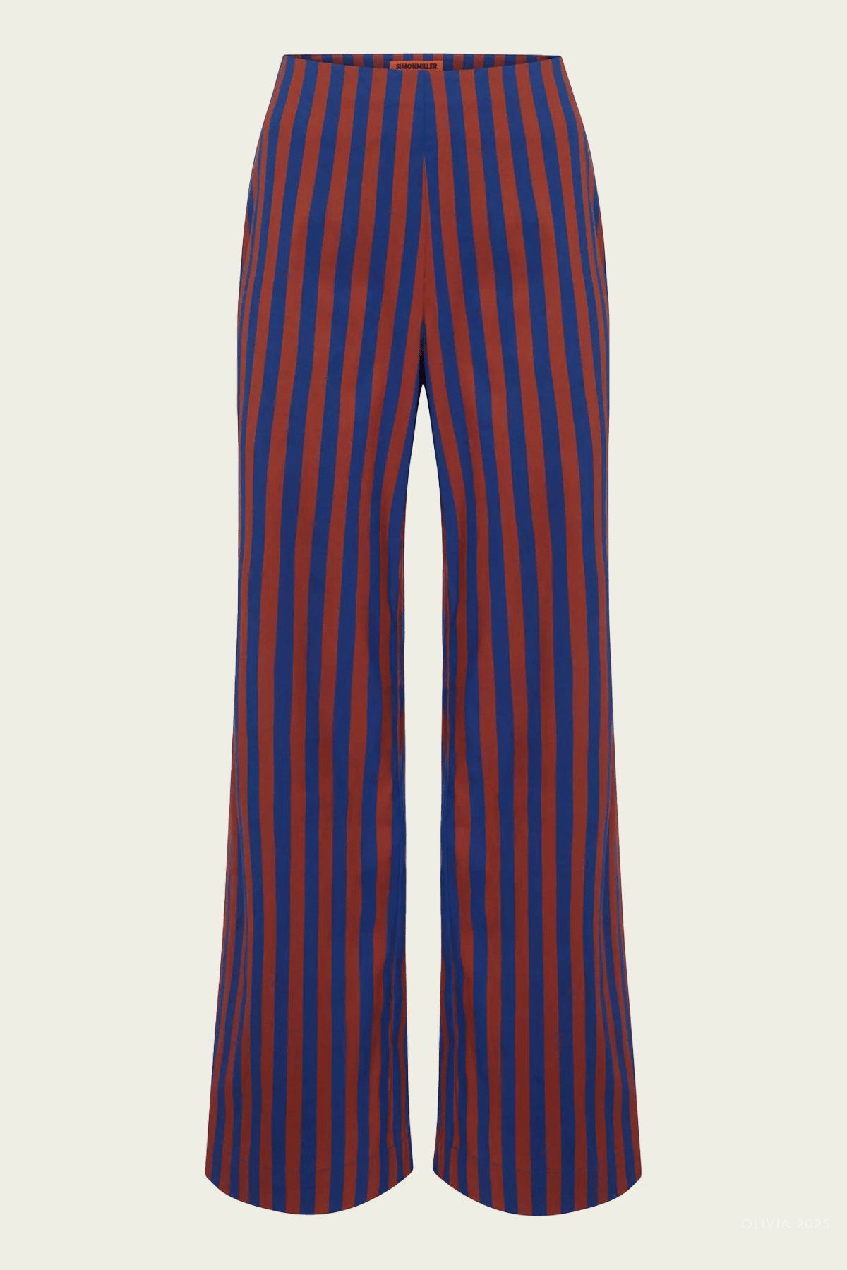 Pia Poplin Pant in Navy Henna - shop - olivia.com