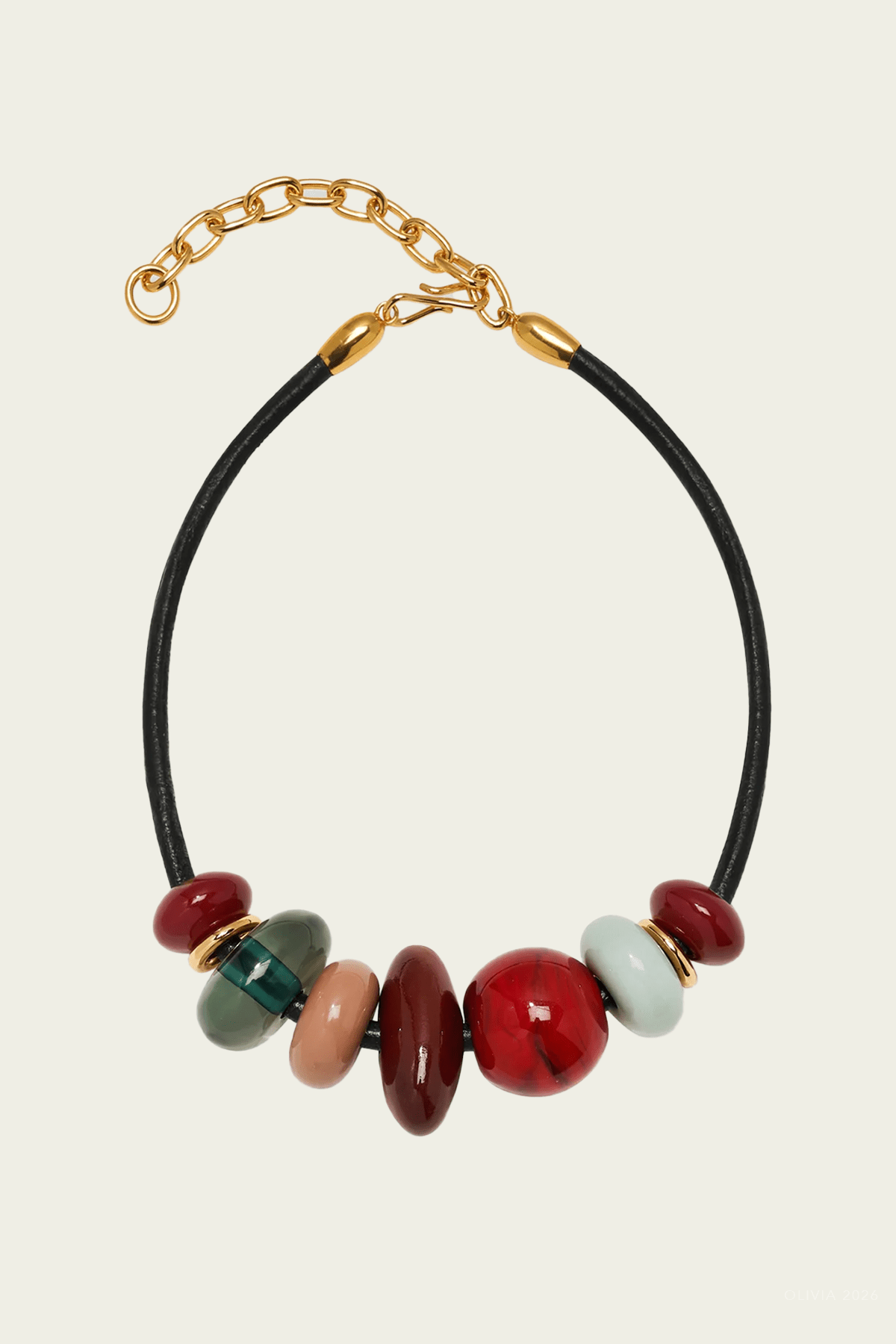 Piedra Necklace in Primary - shop-olivia.com