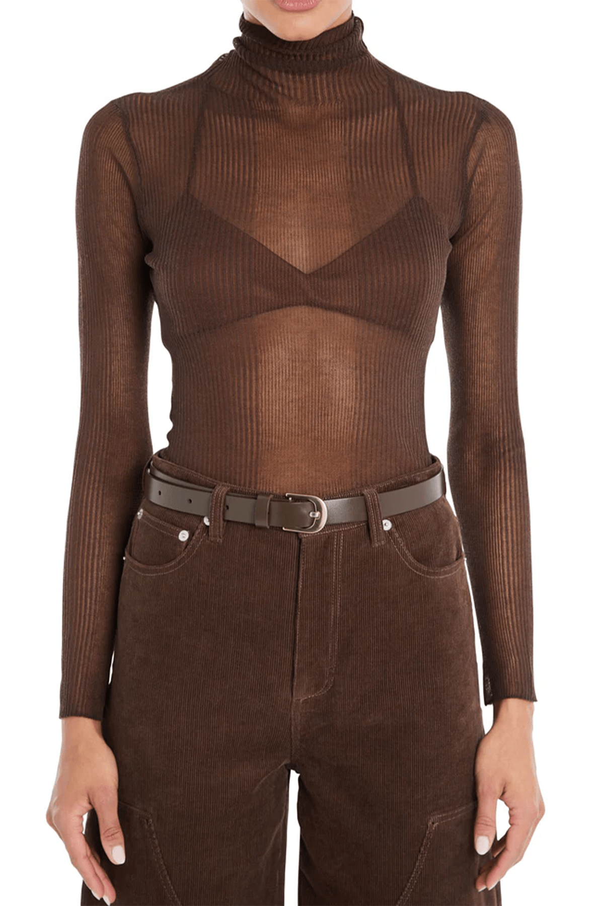 Piper Sweater Top in Slate Brown - shop - olivia.com