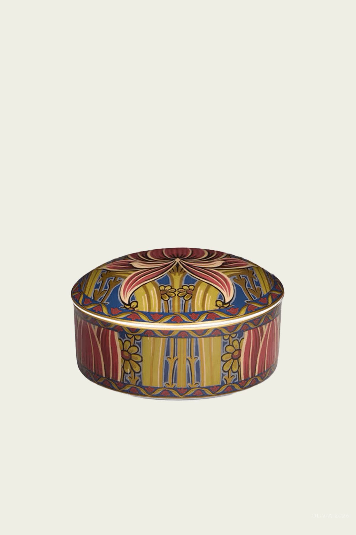 Porcelain Floral Jewelry Box - shop-olivia.com