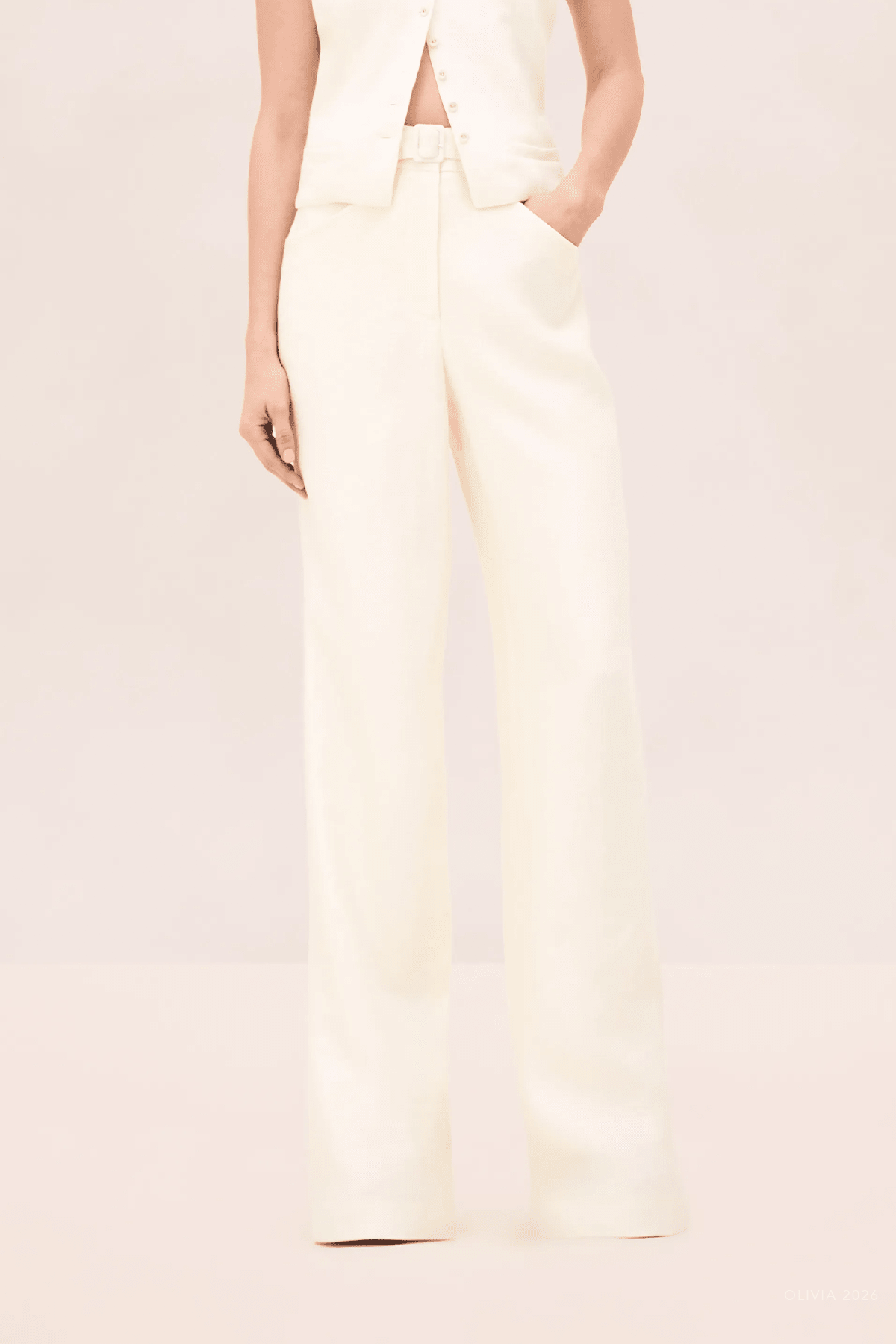 Pradet Pants in Off - White - shop - olivia.com