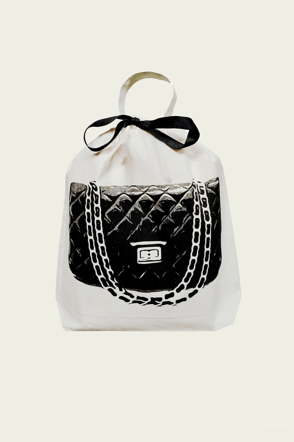 Quilted Handbag Travel Bag in Cream - shop - olivia.com