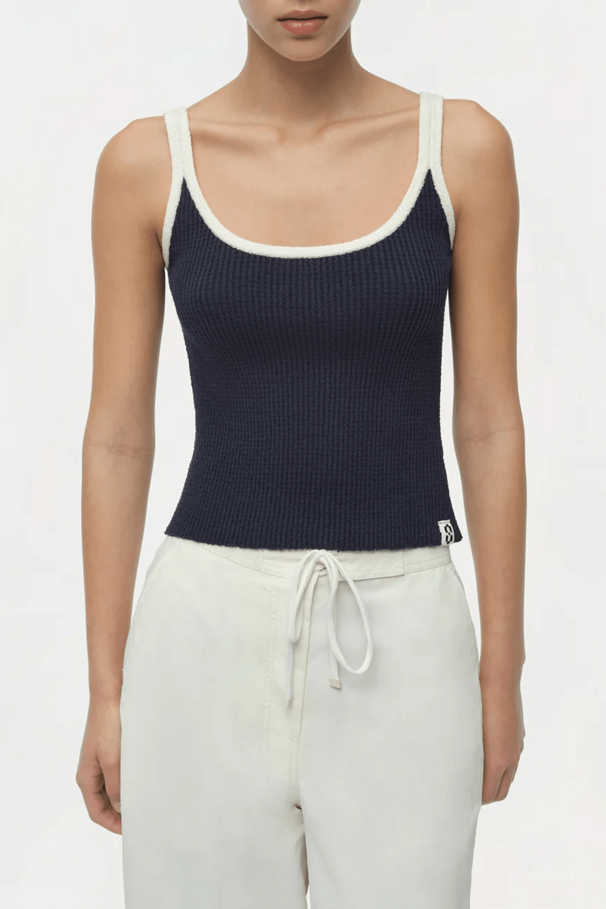 Rayne Knit Tank in Midnight Multi - shop - olivia.com