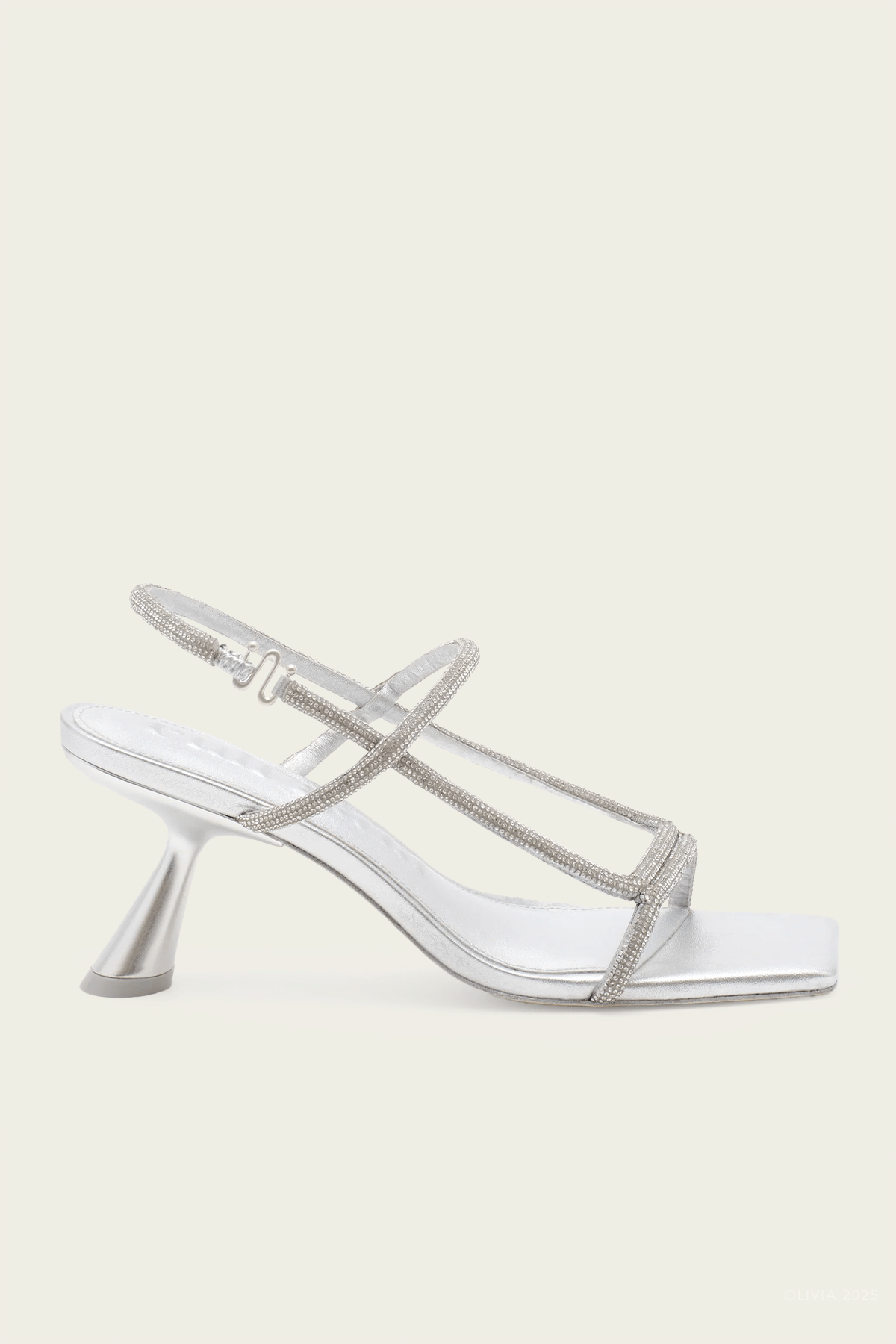Reina Sandal in Clear - shop - olivia.com