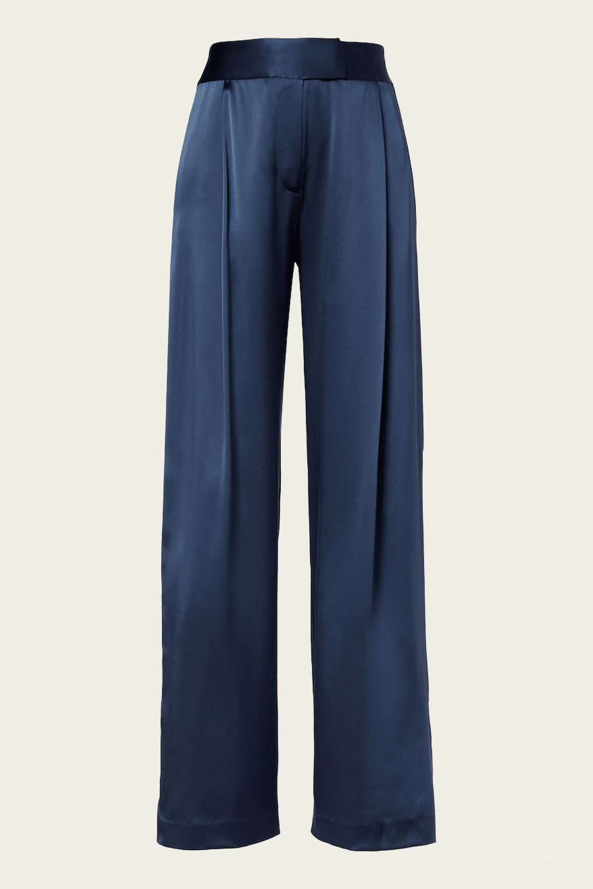 Relaxed Trouser in Slate Blue - shop - olivia.com