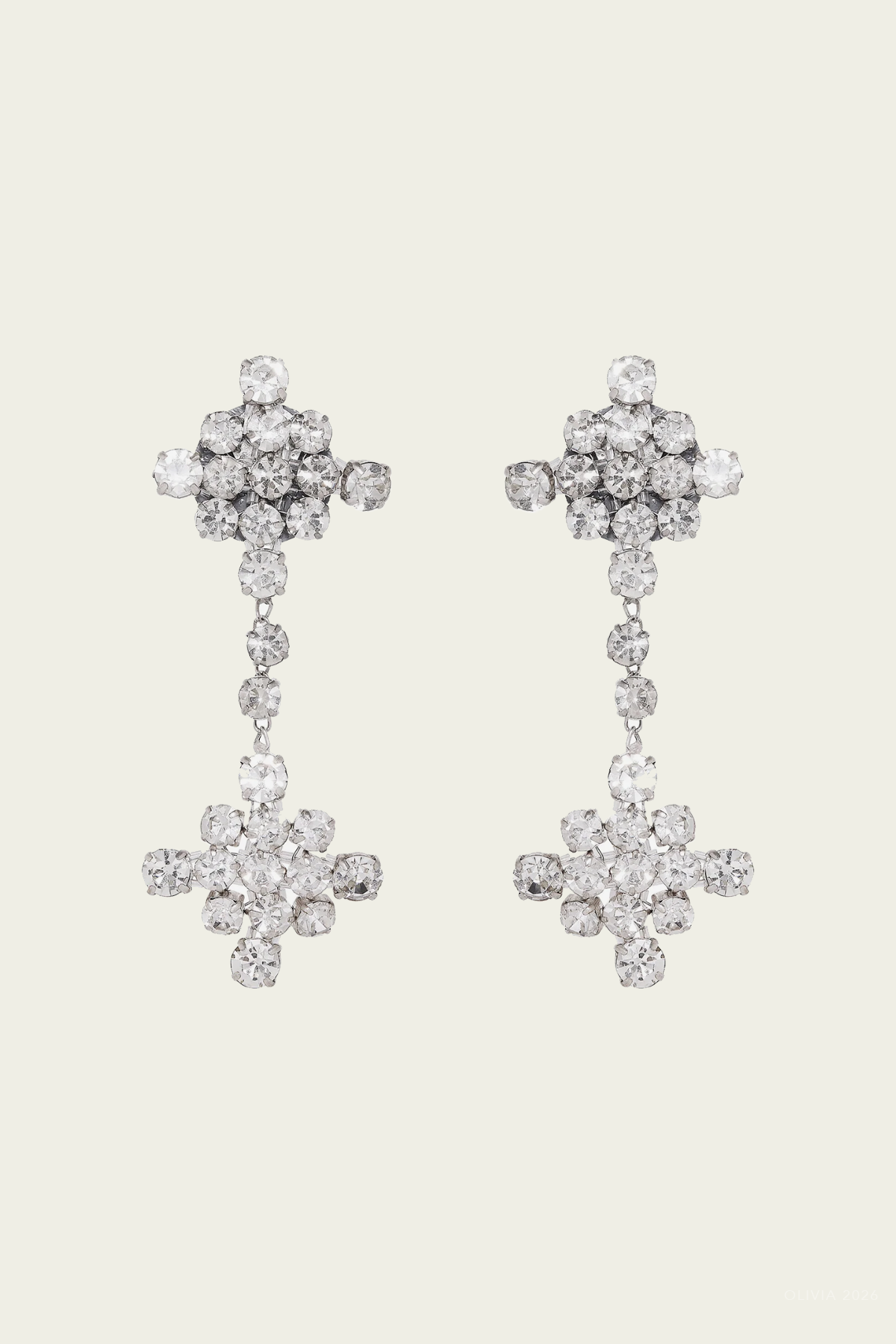 Acacia Drop Earring in Silver