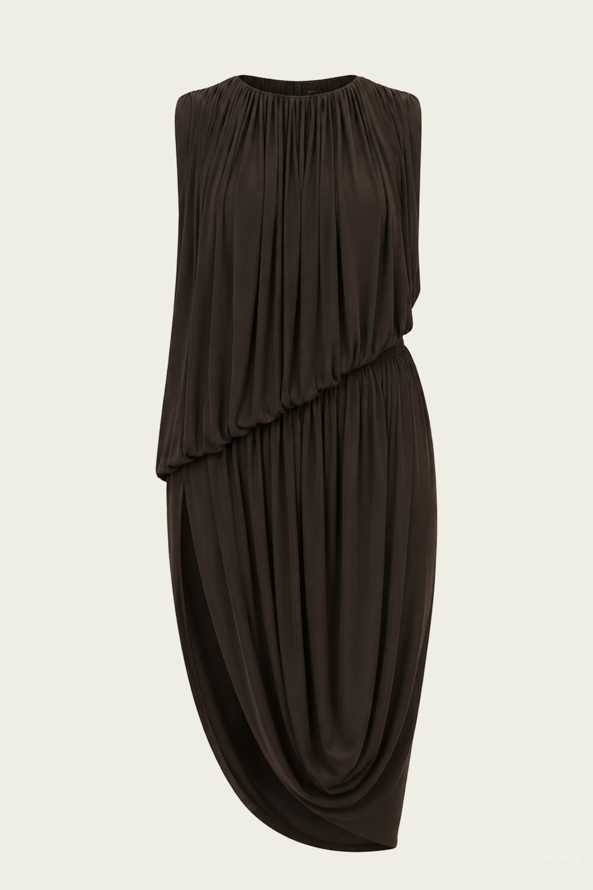 Alton Dress in Chocolate