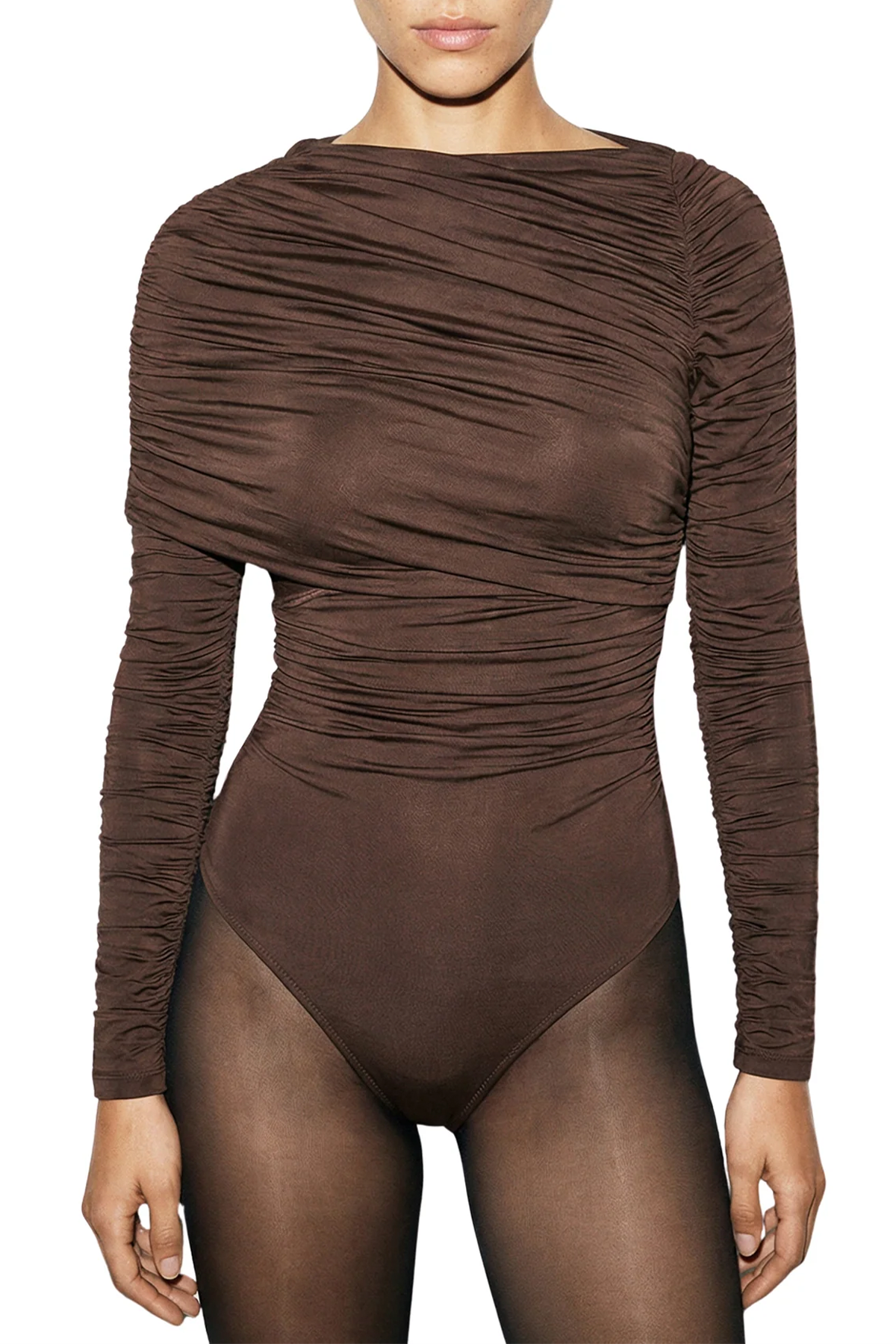 Zarina Bodysuit in Lentil