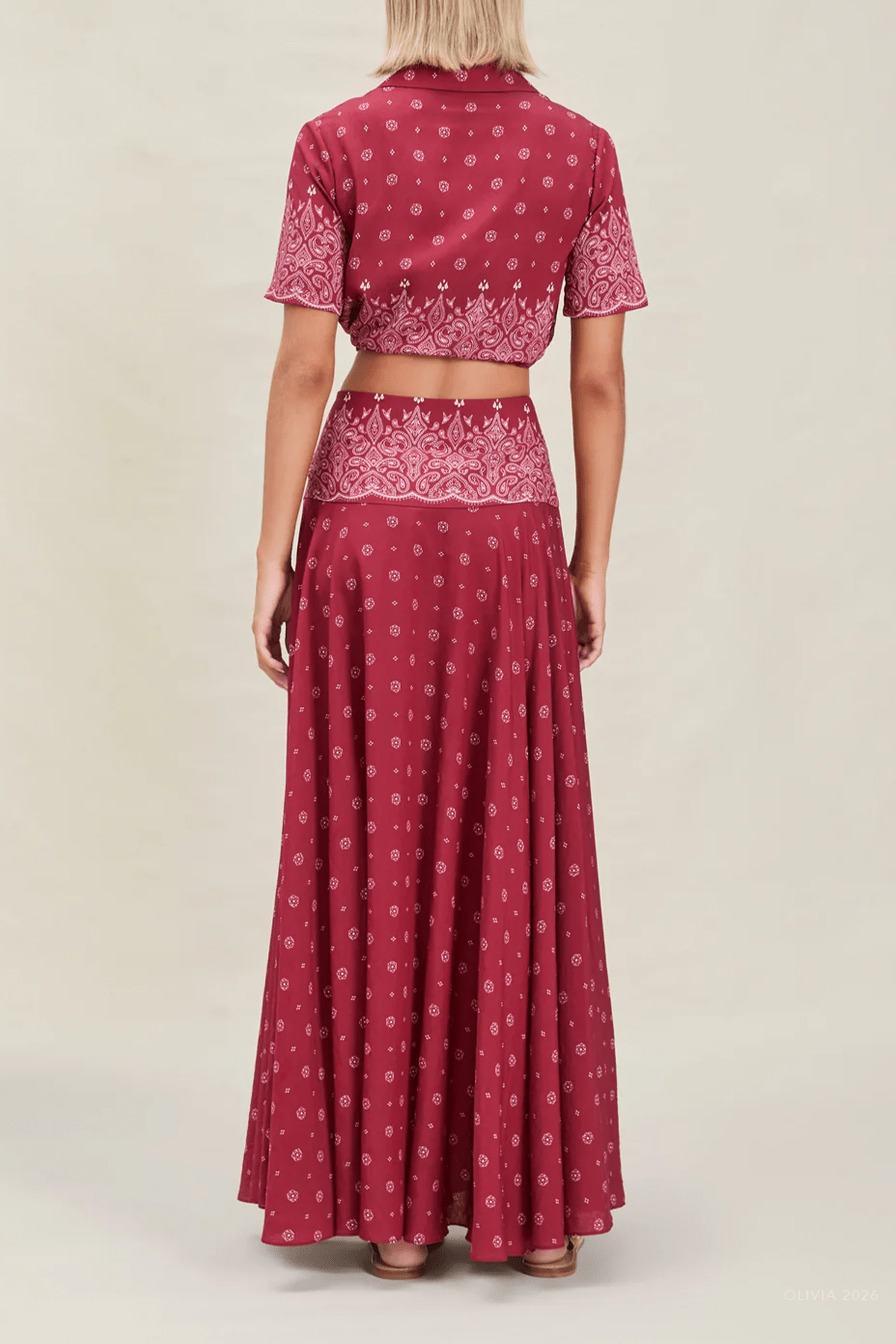 Rosie Top in Merlot - shop - olivia.com