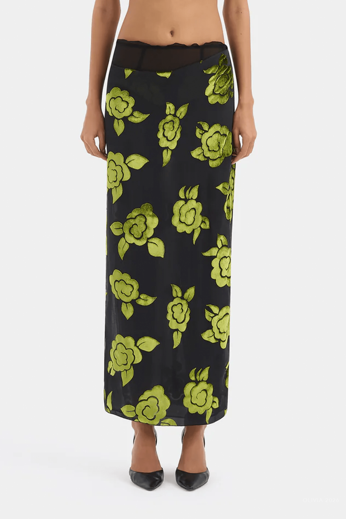 Roxane Skirt in Cloud Green - shop - olivia.com
