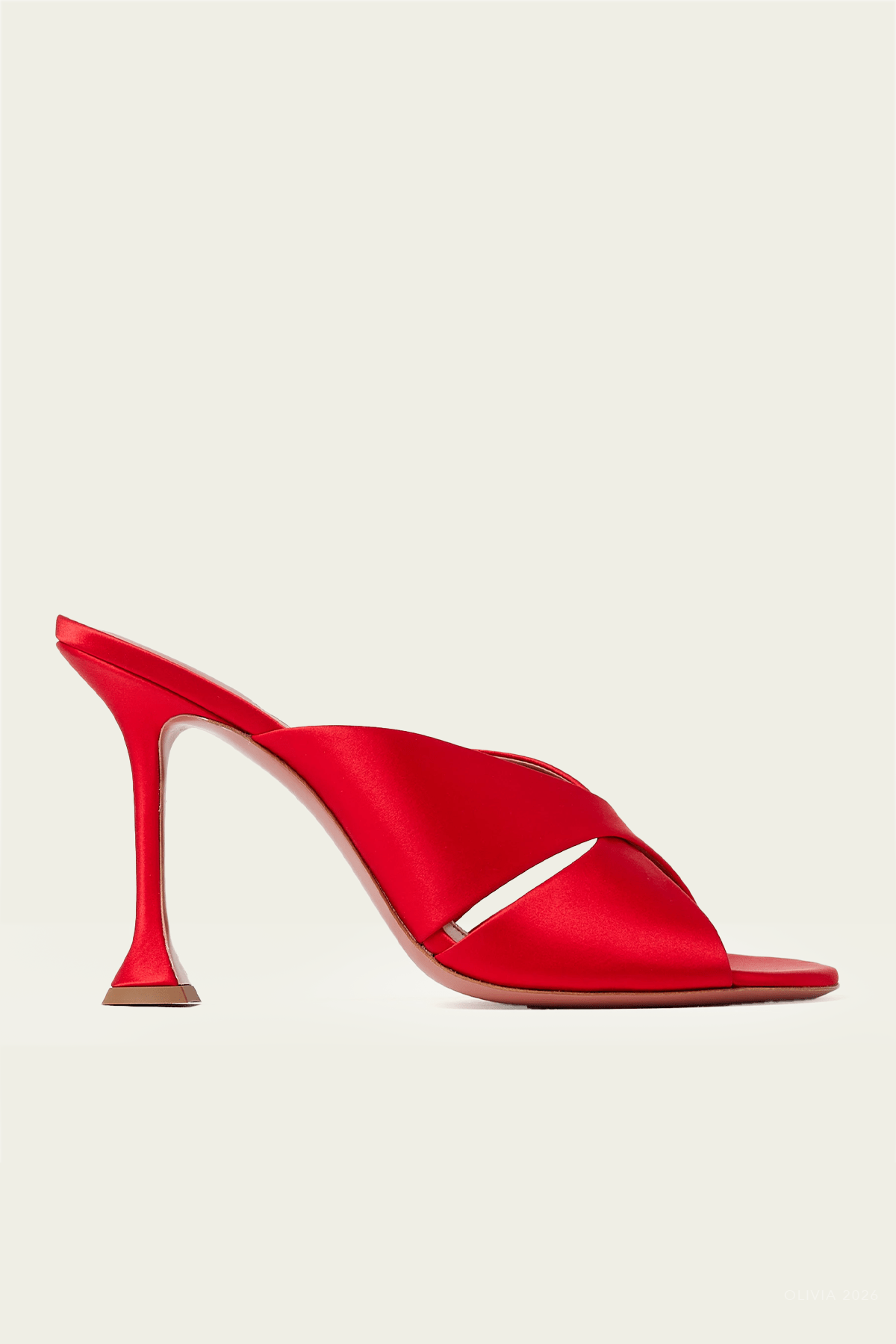 ○ソール綺麗です　NOVEMBER REDLIVE 161 Salma Slipper 95 in Red Satin