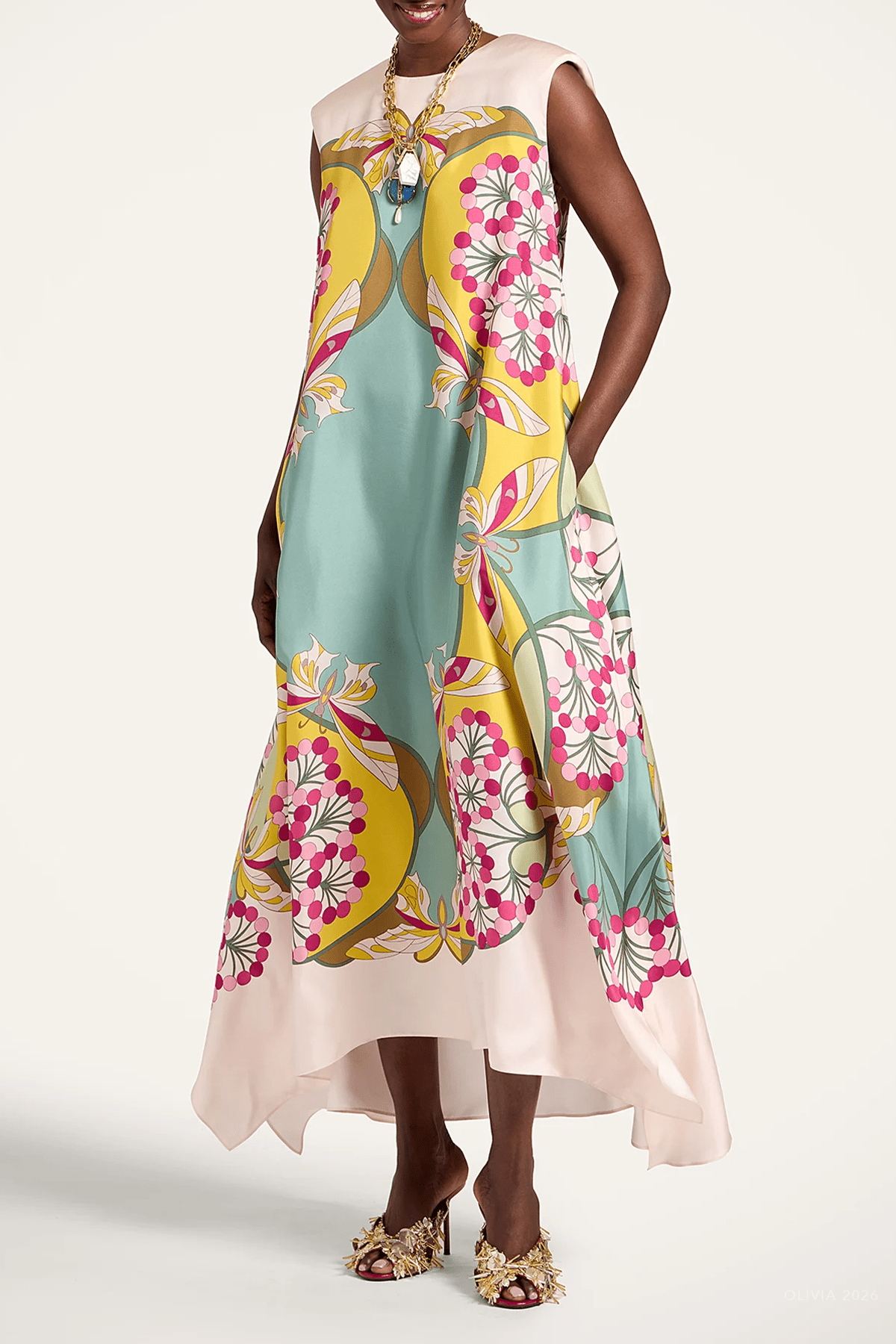 San Carlo Dress in Florette Placee - shop - olivia.com