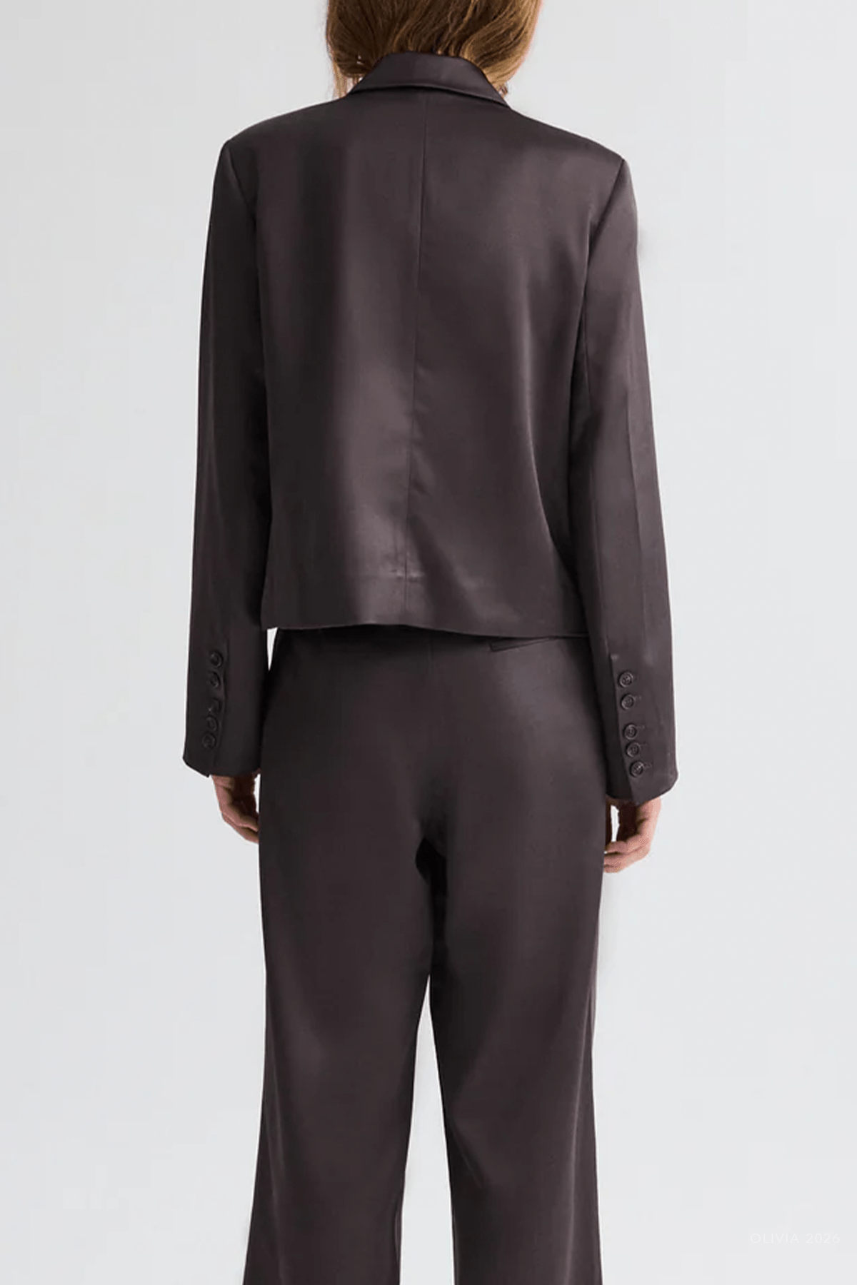 Sawyer Blazer in Chocolate Torte - shop - olivia.com