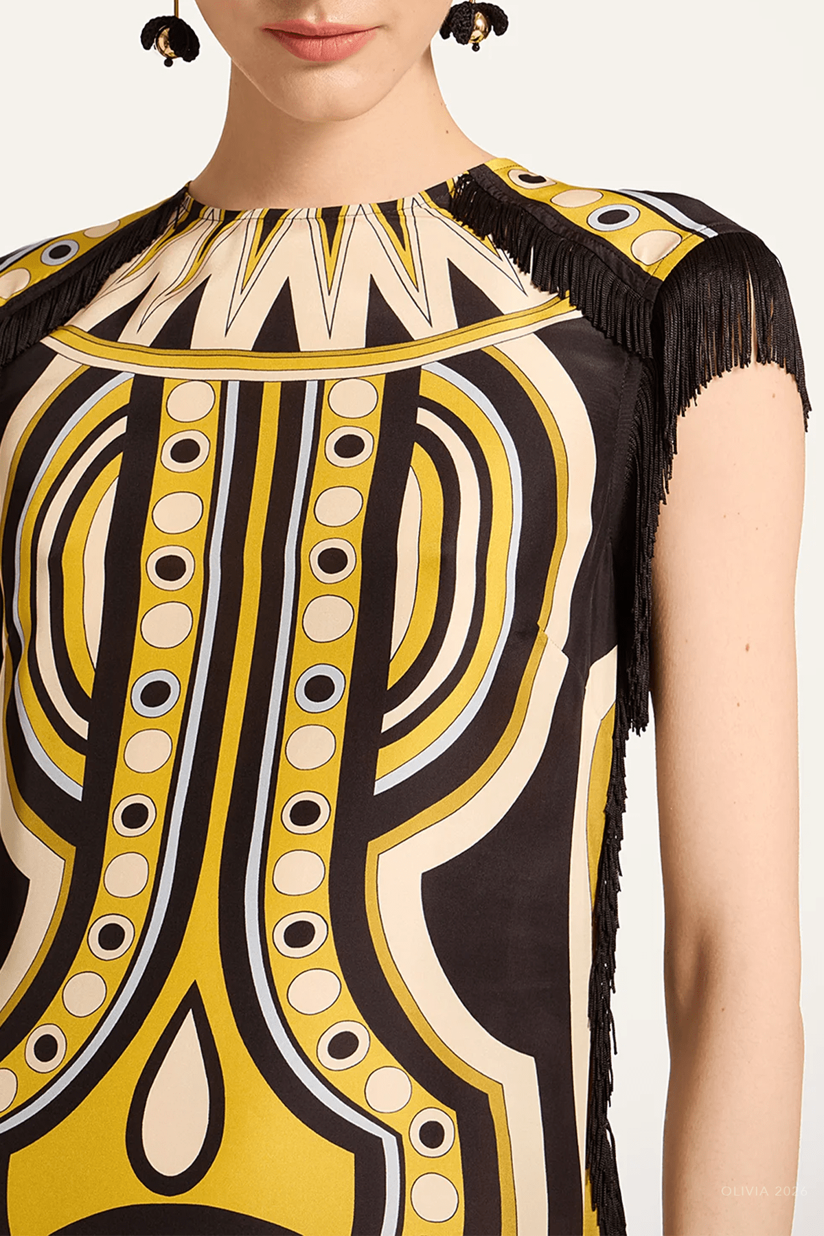 Scarf Dress in Sanctuary Placée Gold - shop - olivia.com