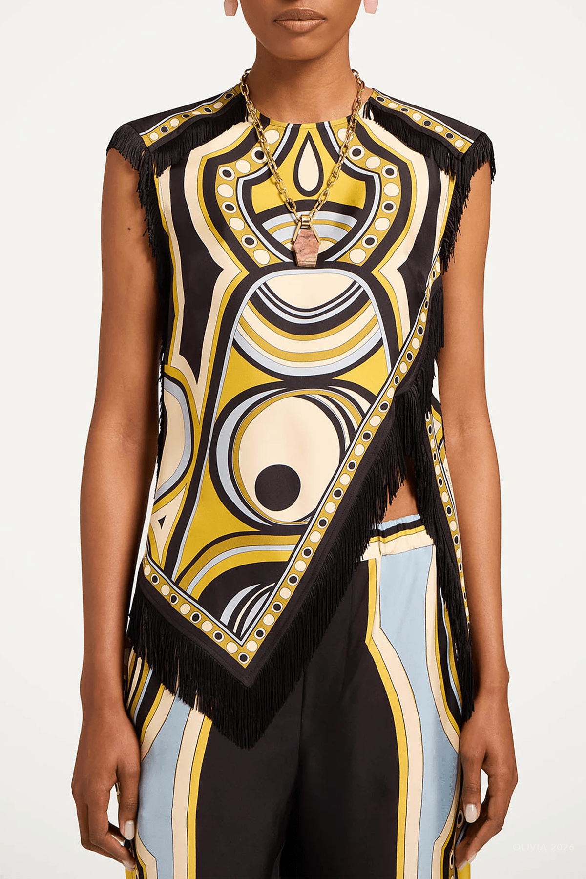 Scarf Top in Sanctuary Placée Gold - shop - olivia.com
