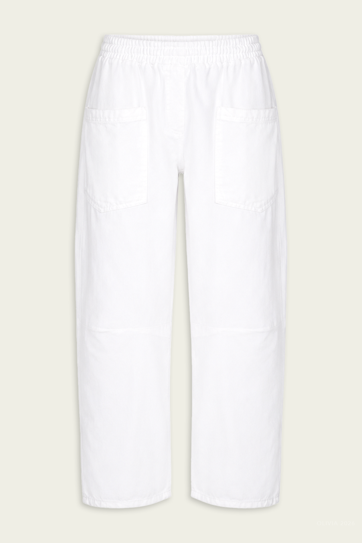 Travis Pant in Washed White
