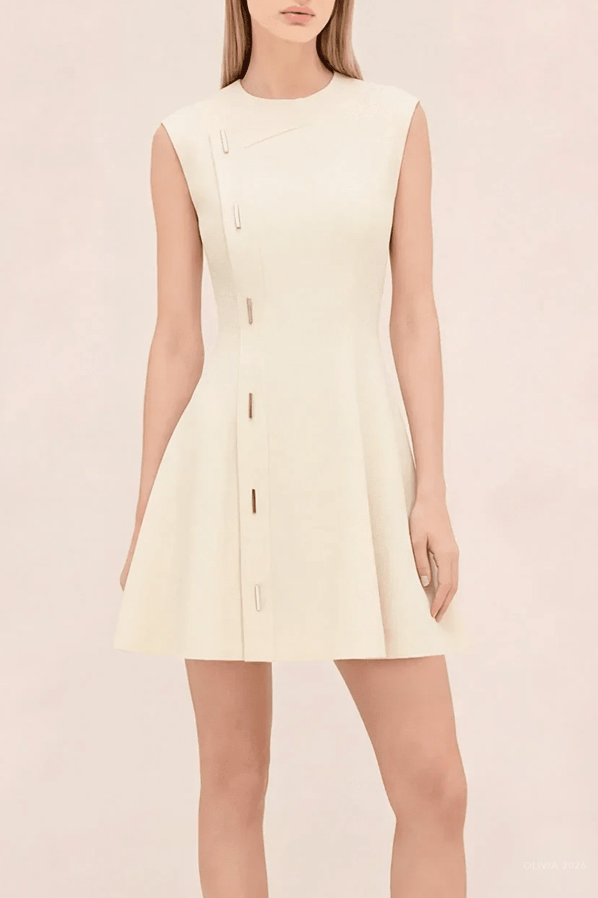 Sephira Dress in Off - White - shop - olivia.com