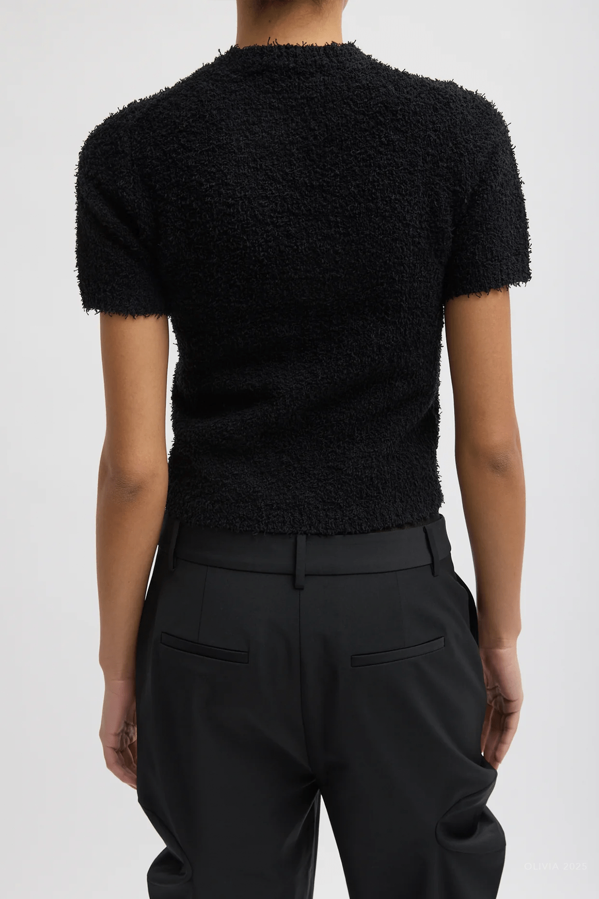 Serviette Baby T-Shirt in Black - shop - olivia.com