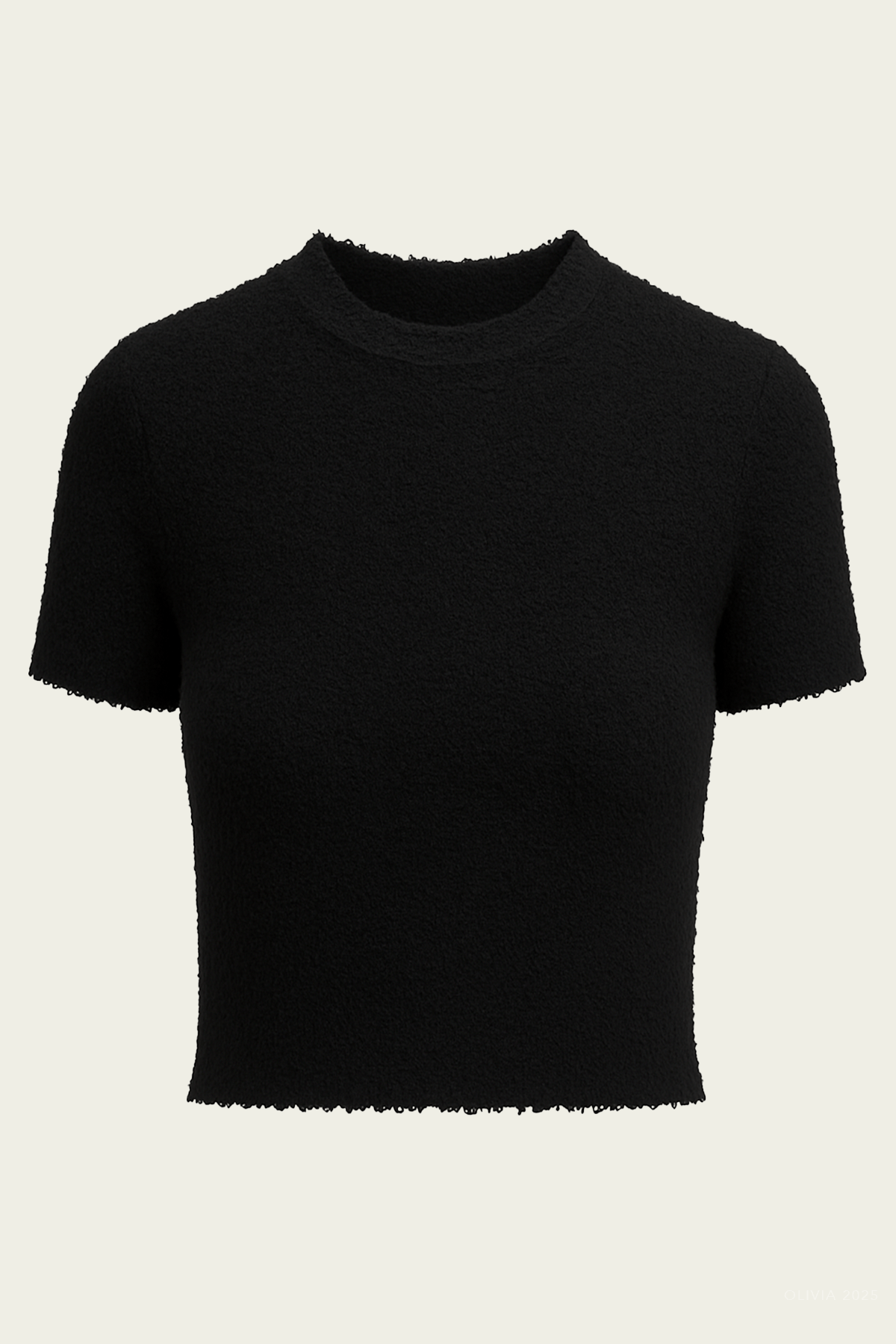 Serviette Baby T-Shirt in Black - shop - olivia.com