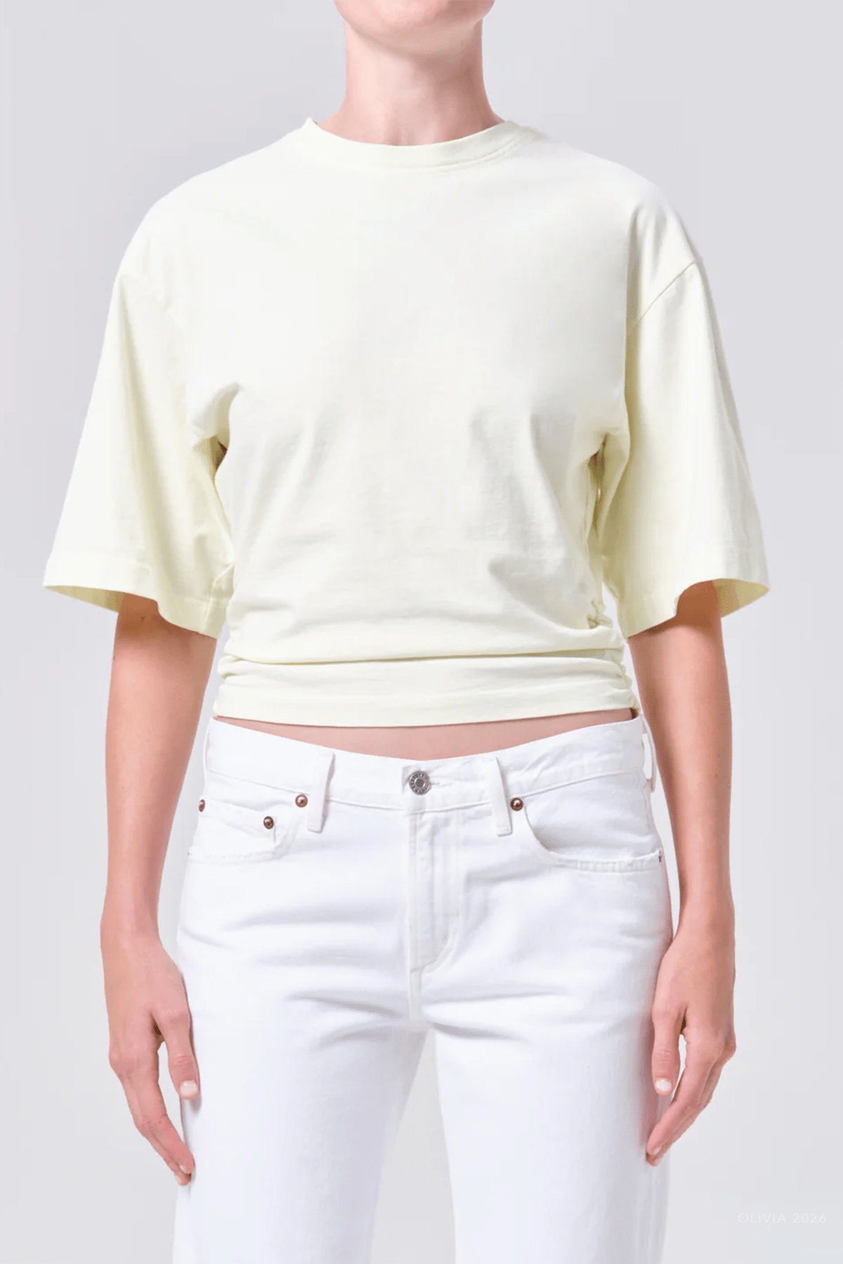 Shari Tee in Lemon Drop - shop - olivia.com