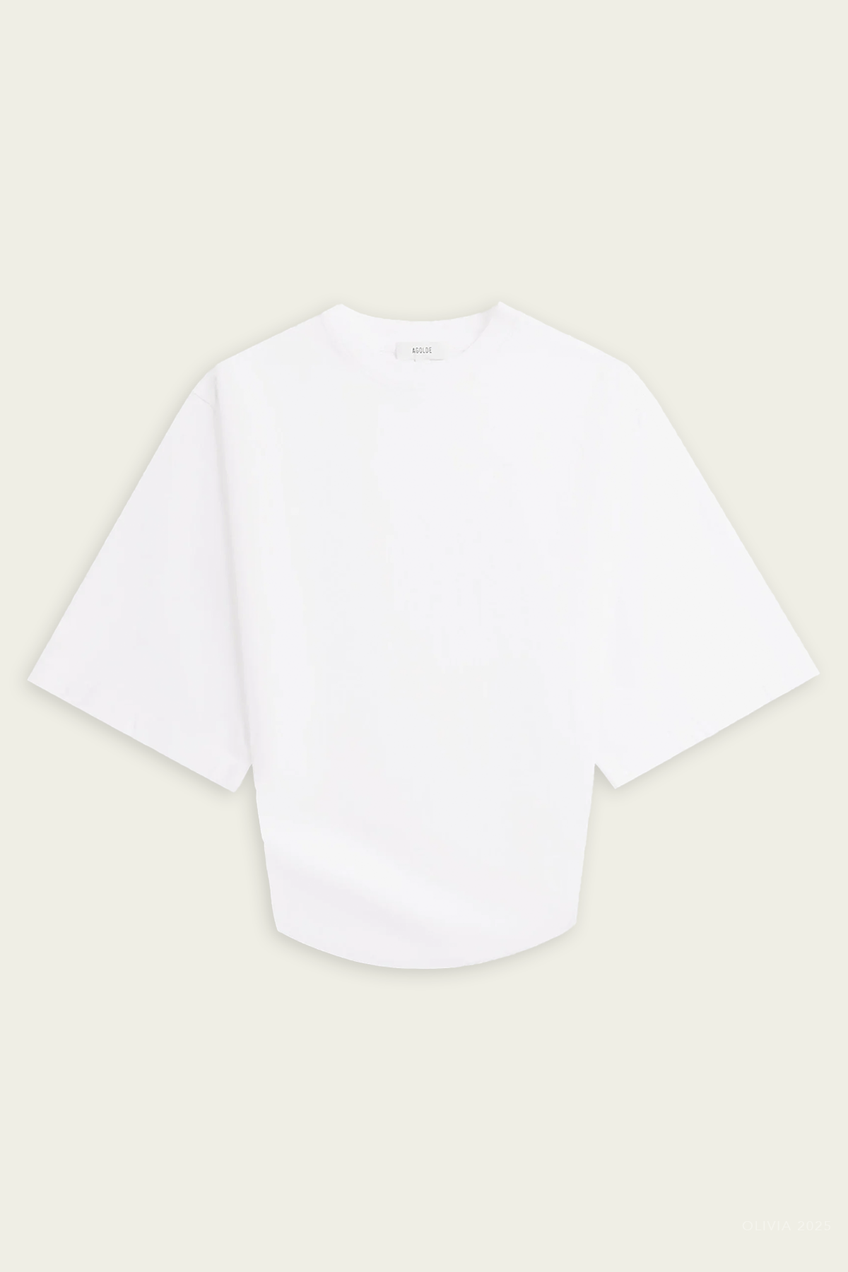 Shari Tee in White - shop - olivia.com